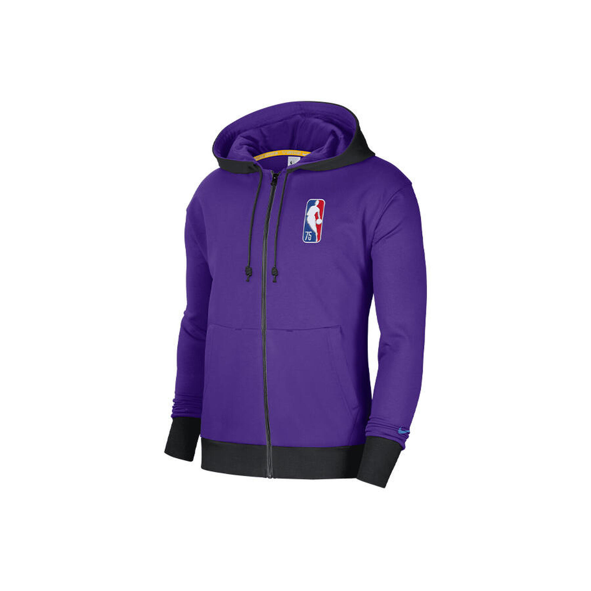 Bluza męska nike nba los angeles lakers fleece full-zip courtside field purple