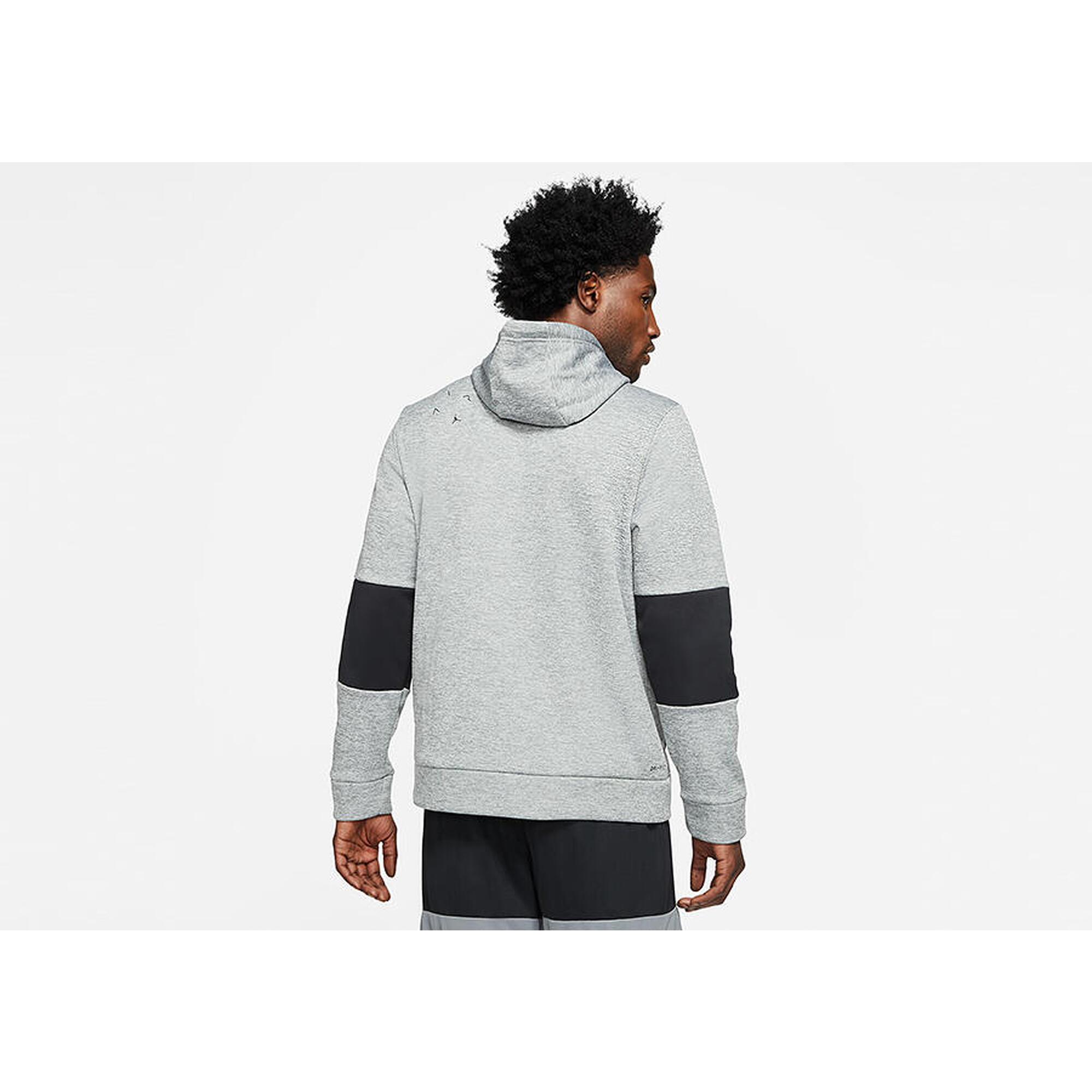 Bluza męska nike air jordan air therma fleece pullover hoodie carbon heather