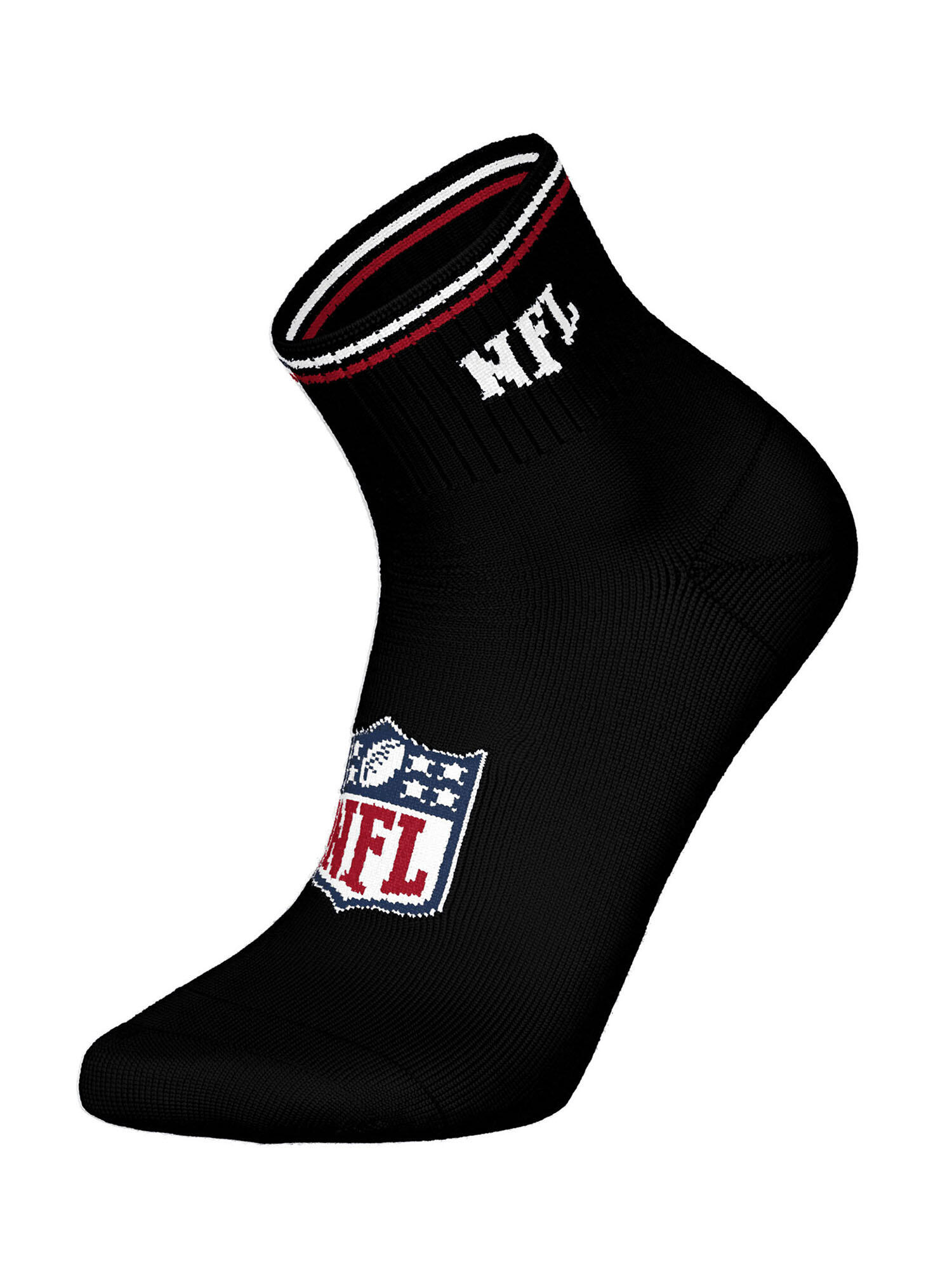 American Football Freizeitsocken atmungsaktiv unisex - NFL Shield Quarter schwar 2/2