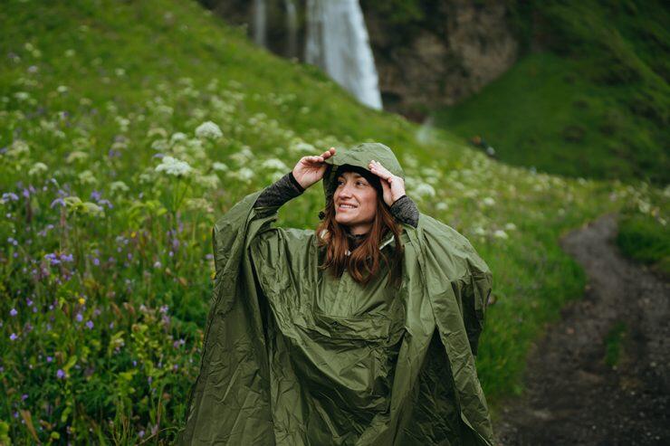 Poncho peleryna Fjord Nansen Backpacker Olive Drab 6/6