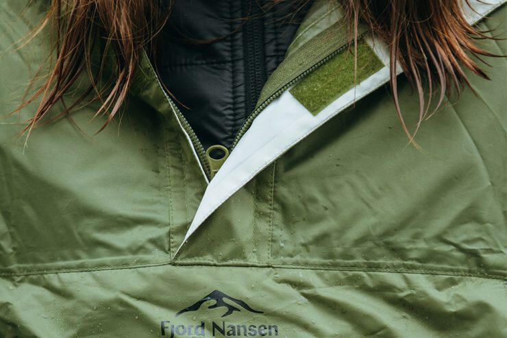 Poncho peleryna Fjord Nansen Backpacker Olive Drab 4/6