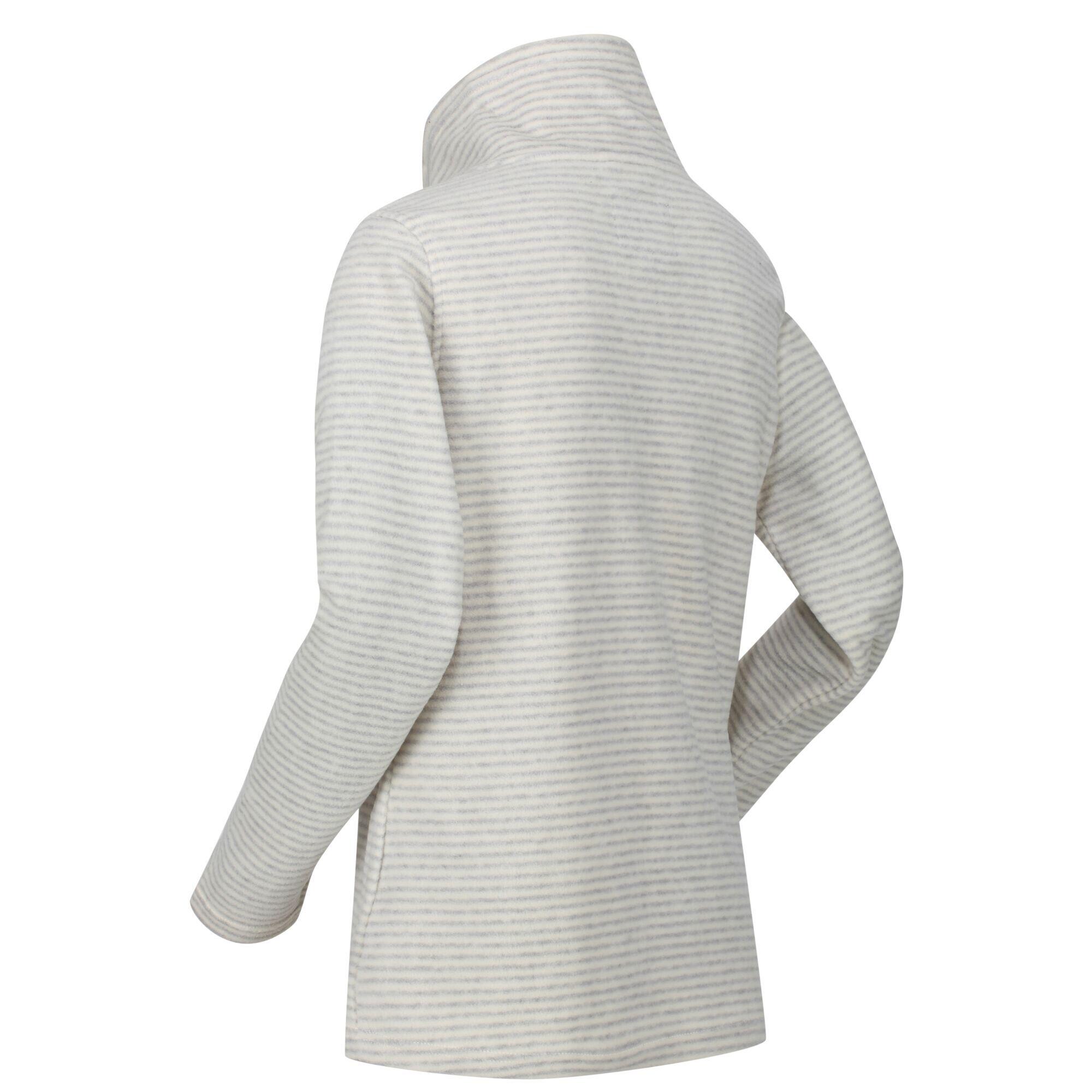 Pile Mezza Cerniera Donna Regatta Solenne Vaniglia Chiaro Argento 3/5