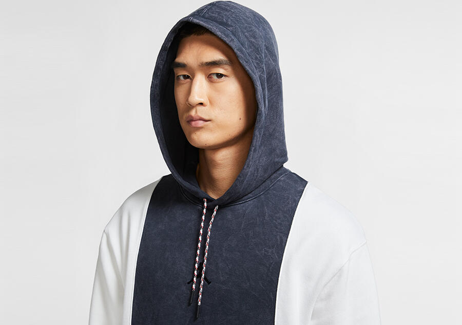 Bluza męska nike air jordan legacy 1 pullover hoodie white