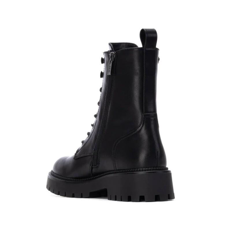 Botines Planos Mujer Xti  Negro 3/4
