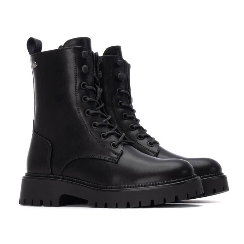 Botines Planos Mujer Xti  Negro 2/4