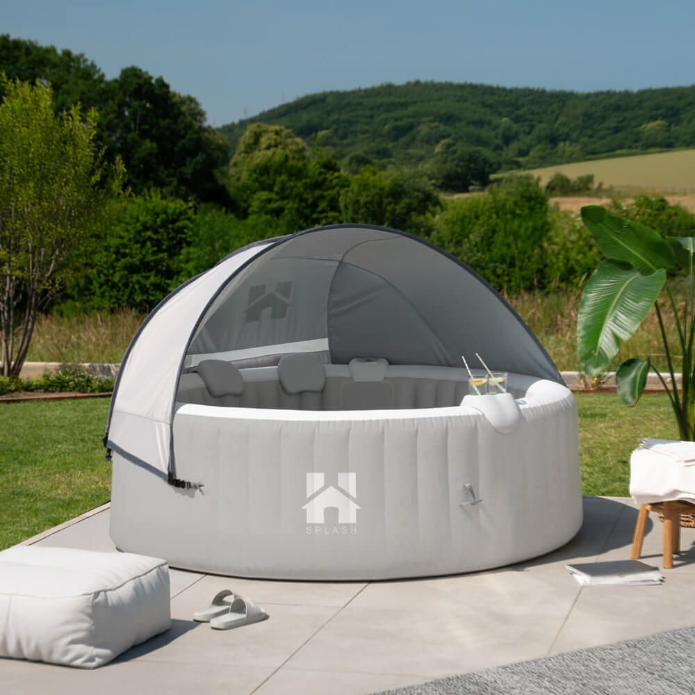 Spa gonflable SPLASH Ø208 cm, 6 pers., avec accessoires et toit 2/7
