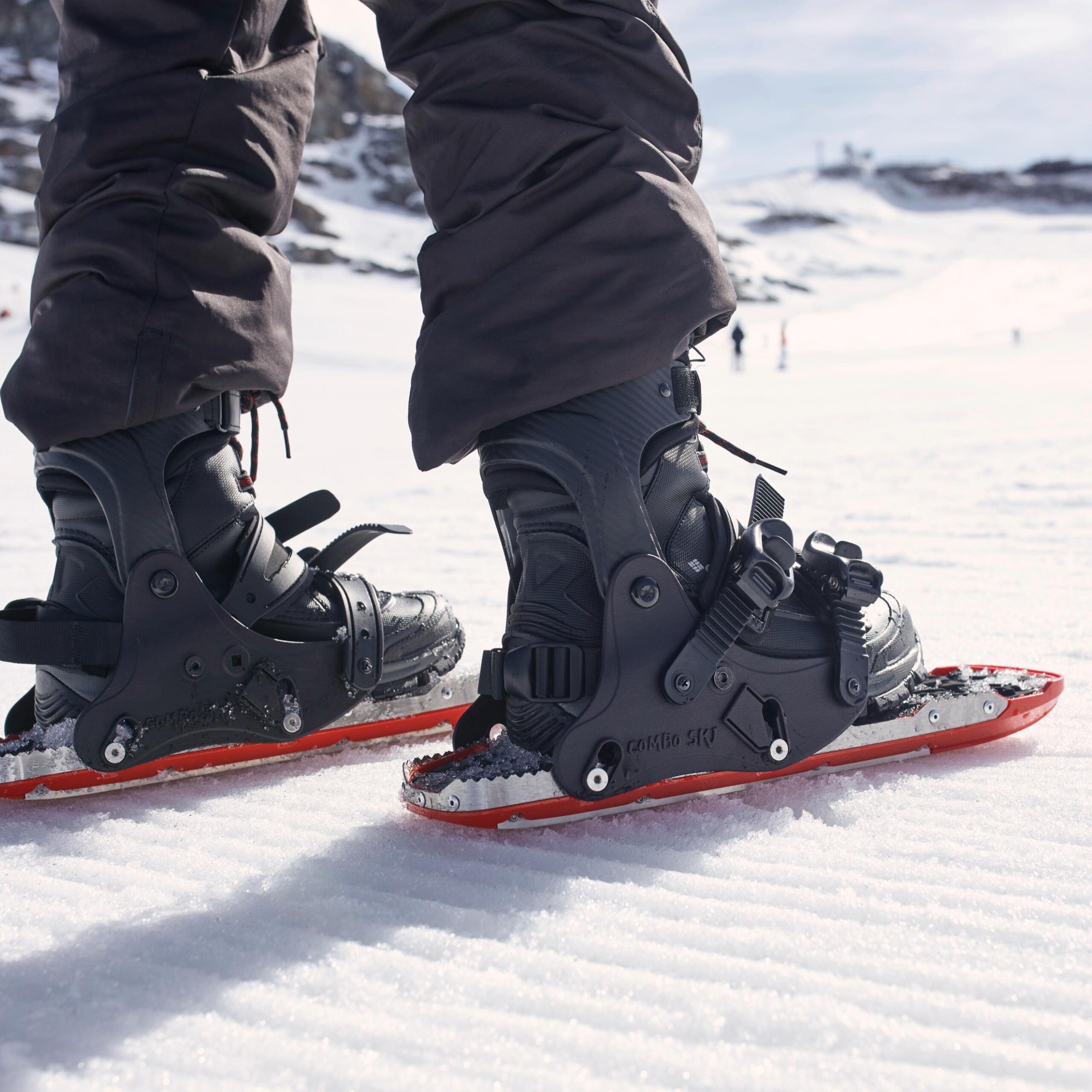 2-in-1 Combinatie van Sneeuwschoenen, Mini-Ski’s en Ice Spikes 6/8