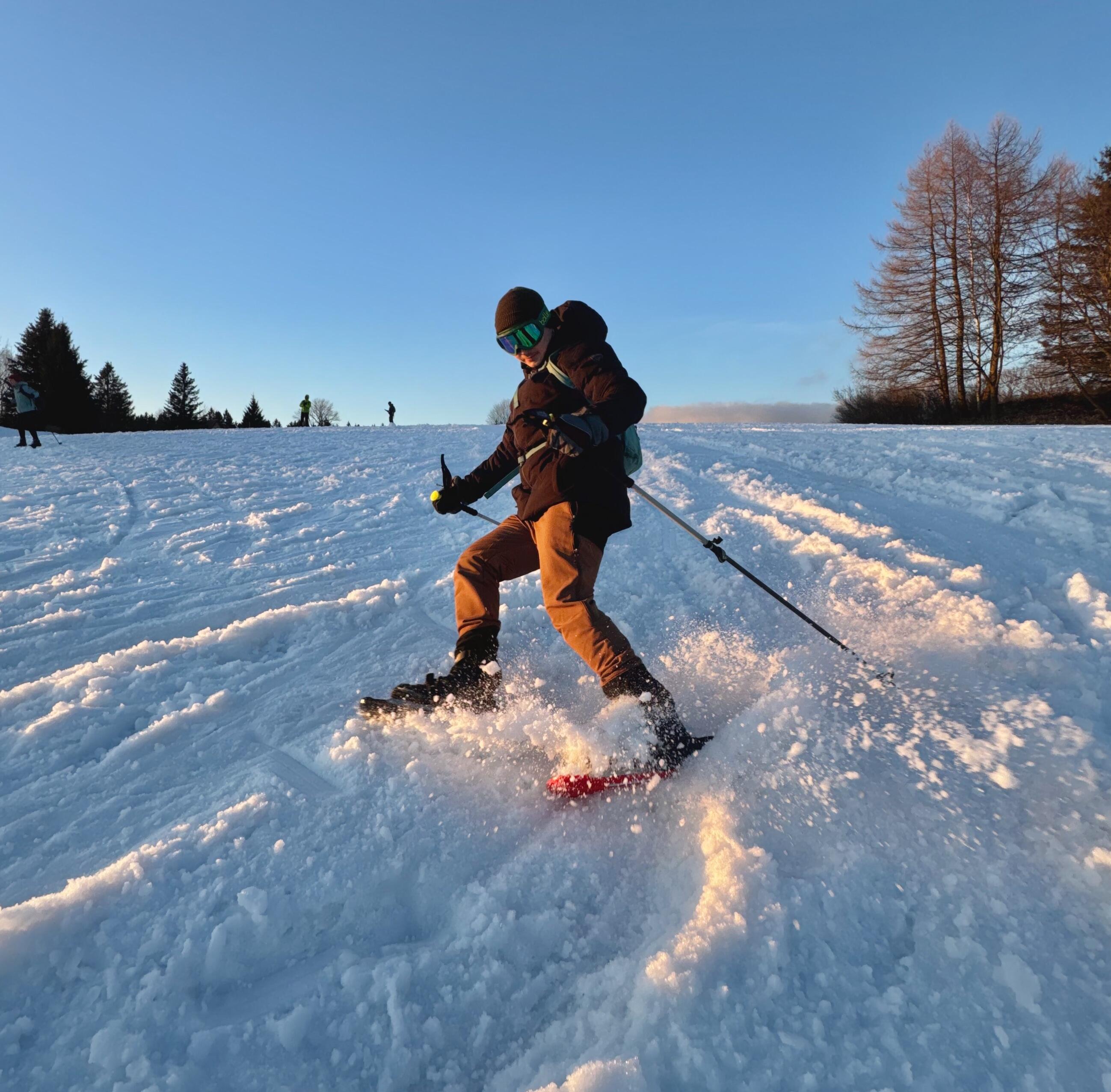 2-in-1 Combinatie van Sneeuwschoenen, Mini-Ski’s en Ice Spikes 5/8