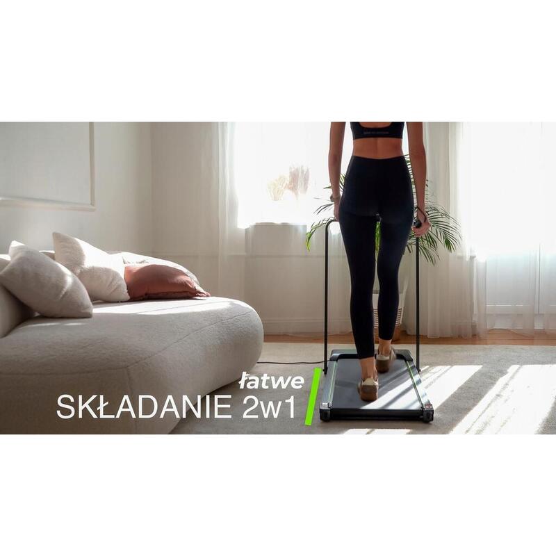 Banda de alergare electrică WEEP Lite – pliabilă, pentru acasă, tip walking pad