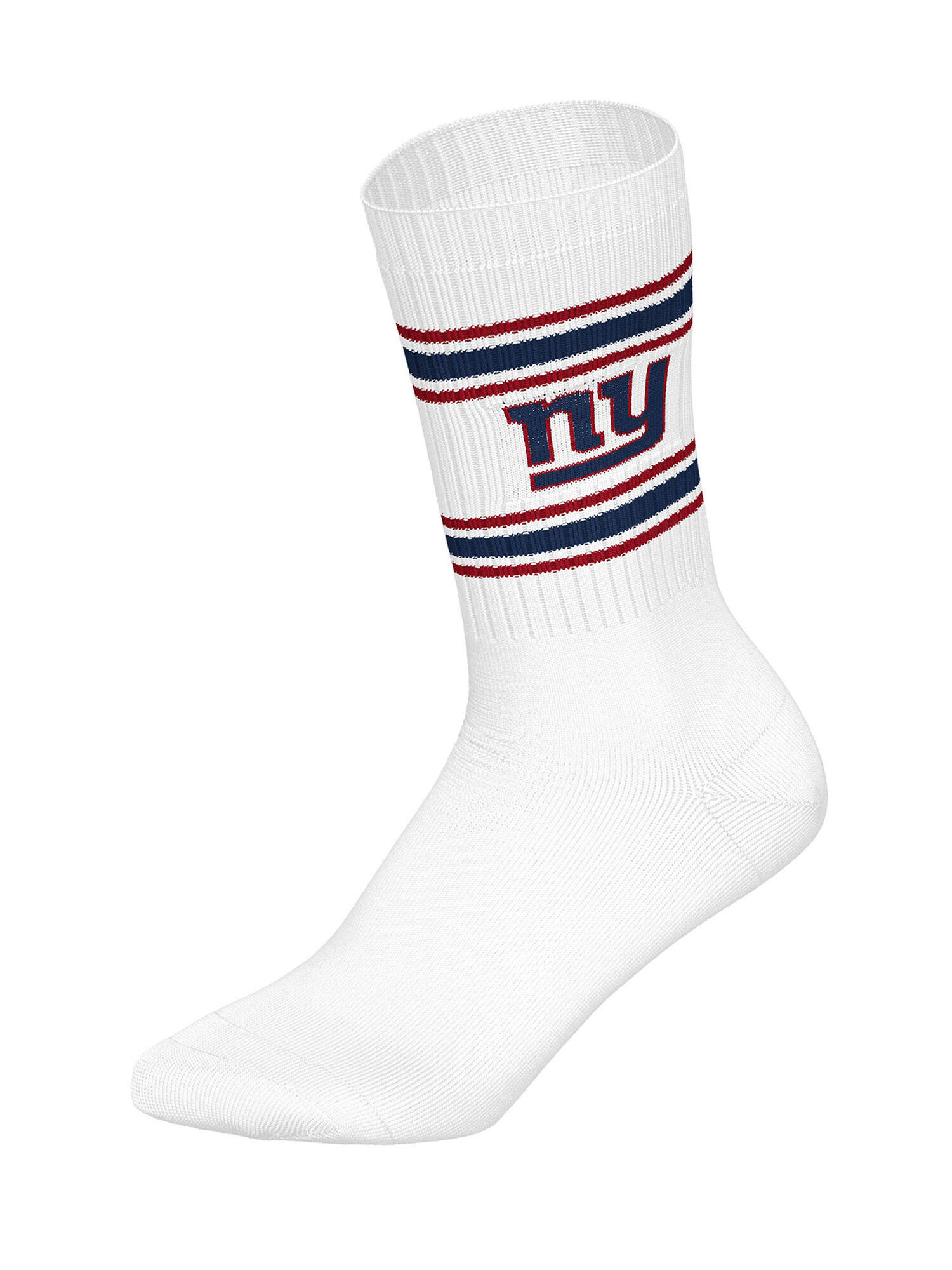 NFL New York Giants 3-Pack Soft Cotton Crew Socks | Blue/White/Red 2/4