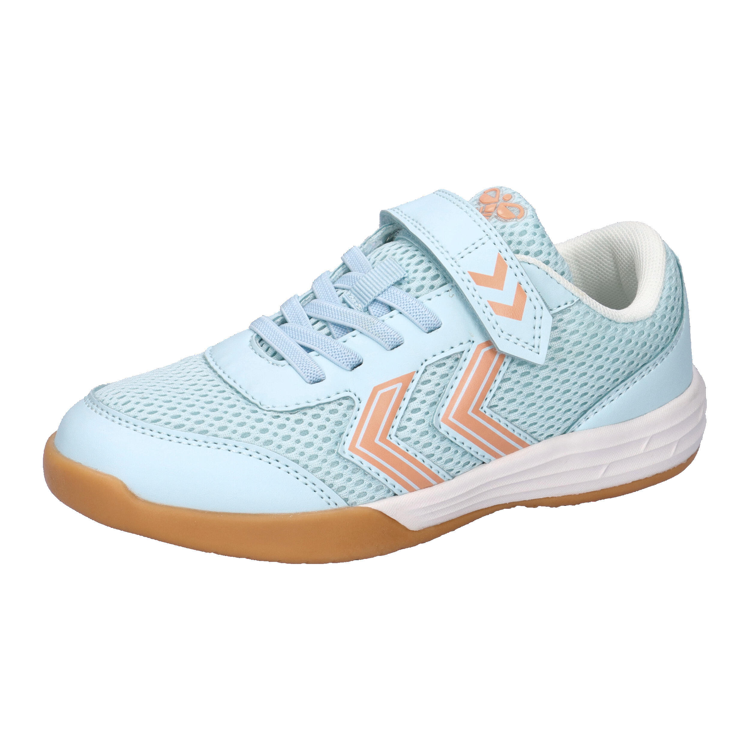 hellblau / orange / WEISS