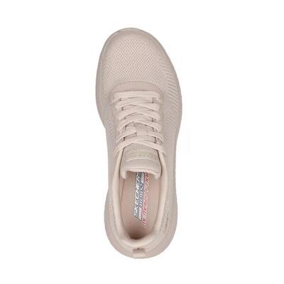 Zapatillas mujer skechers bobs squad chaos beige