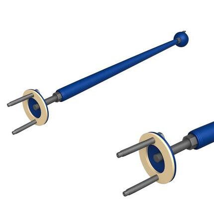 Monkey-Gym, Klimmzugstange zur Wandmontage für Türrahmen 100–150 cm