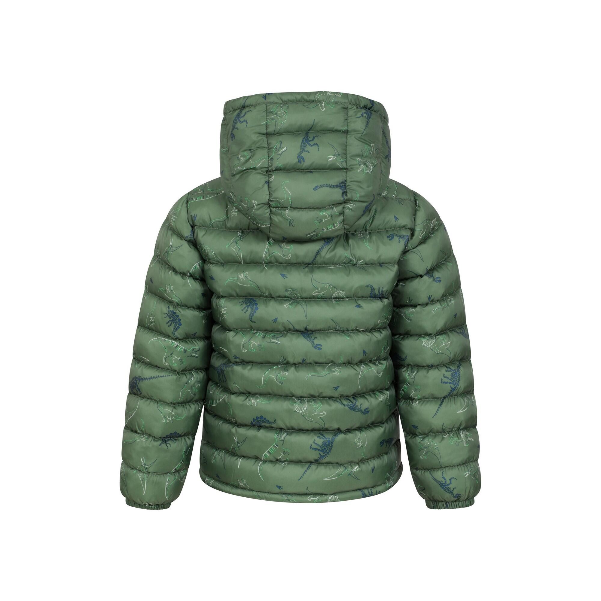 "Seasons" Steppjacke für Kinder Khakigrün 2/4
