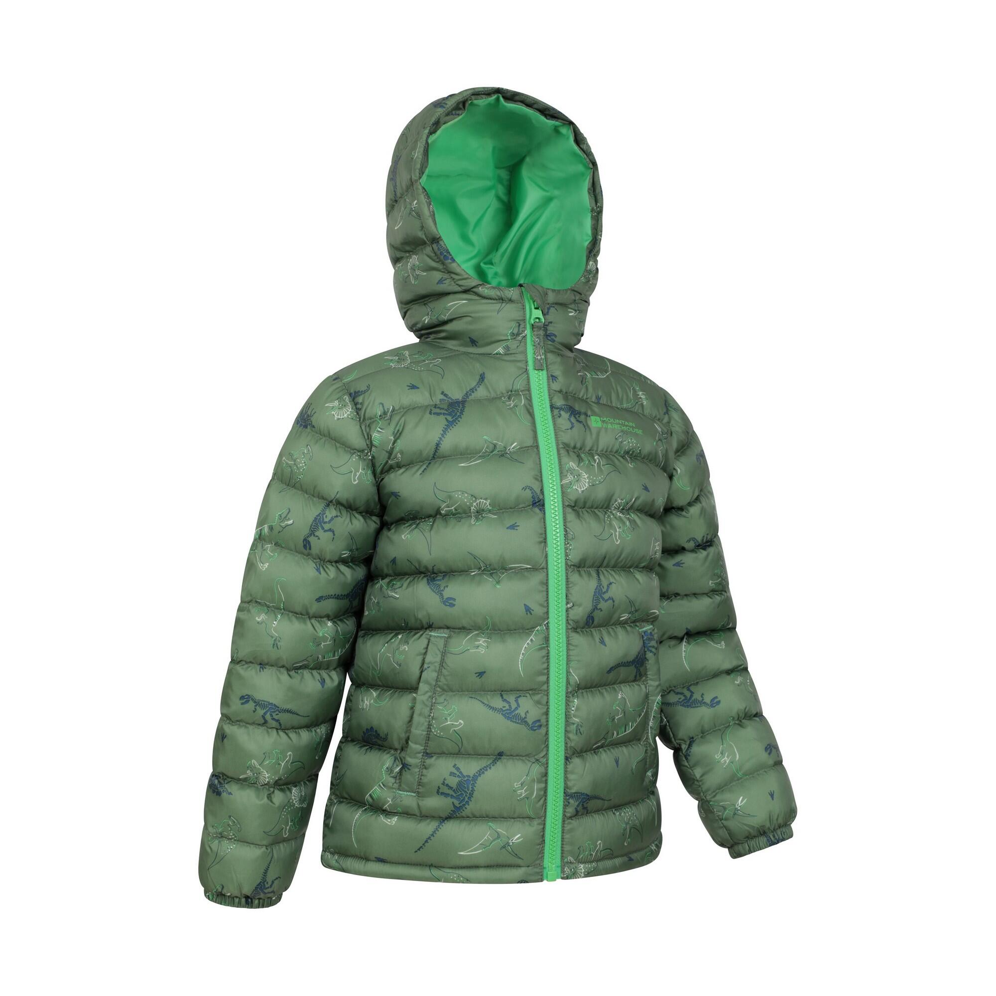 "Seasons" Steppjacke für Kinder Khakigrün 4/4