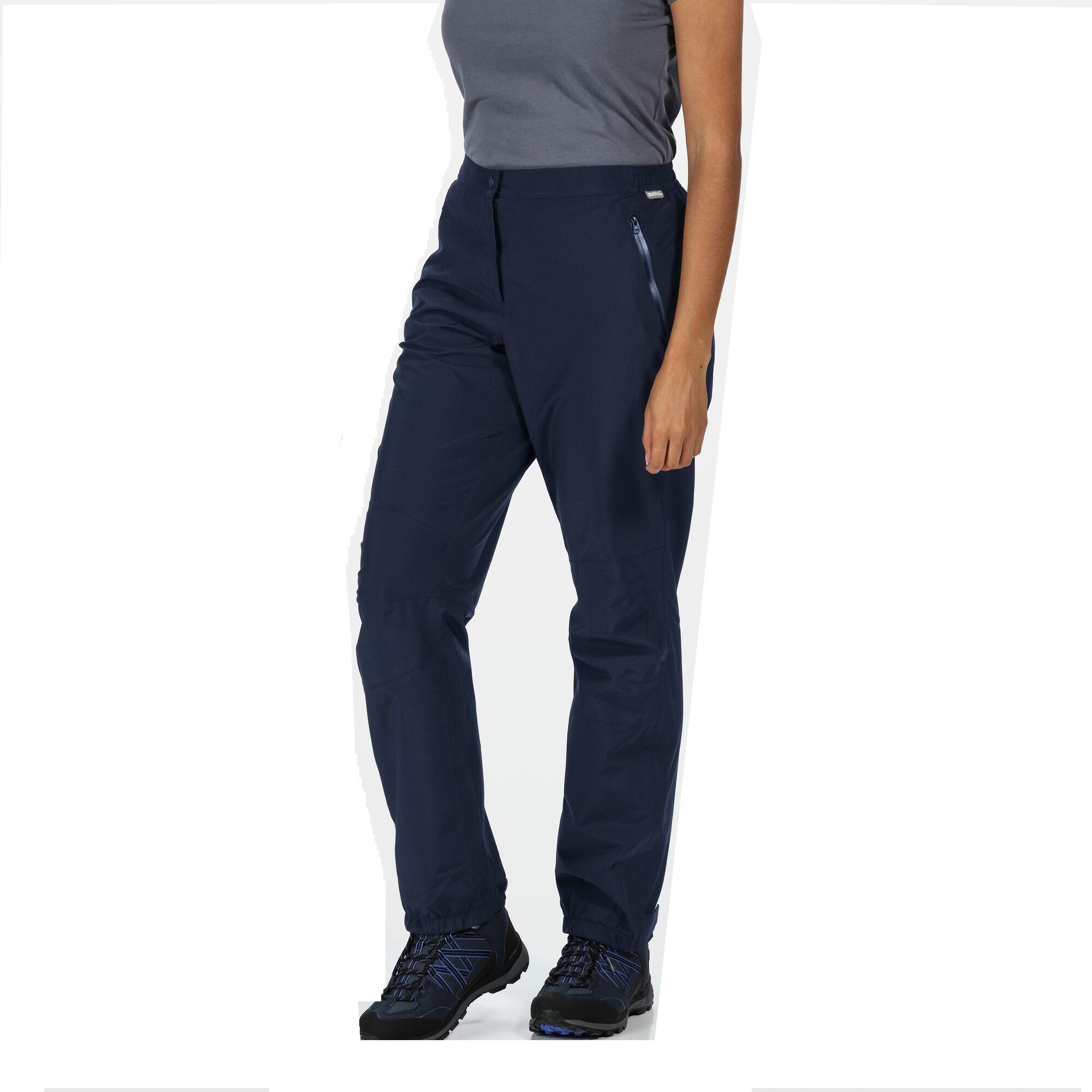 Womens/Ladies Highton Walking Over Trousers (Navy) 3/5