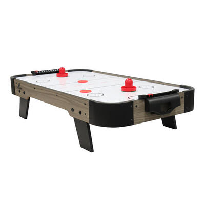 Tavolo da air hockey mini 3 piedi | Accessori inclusi rovere/grigio