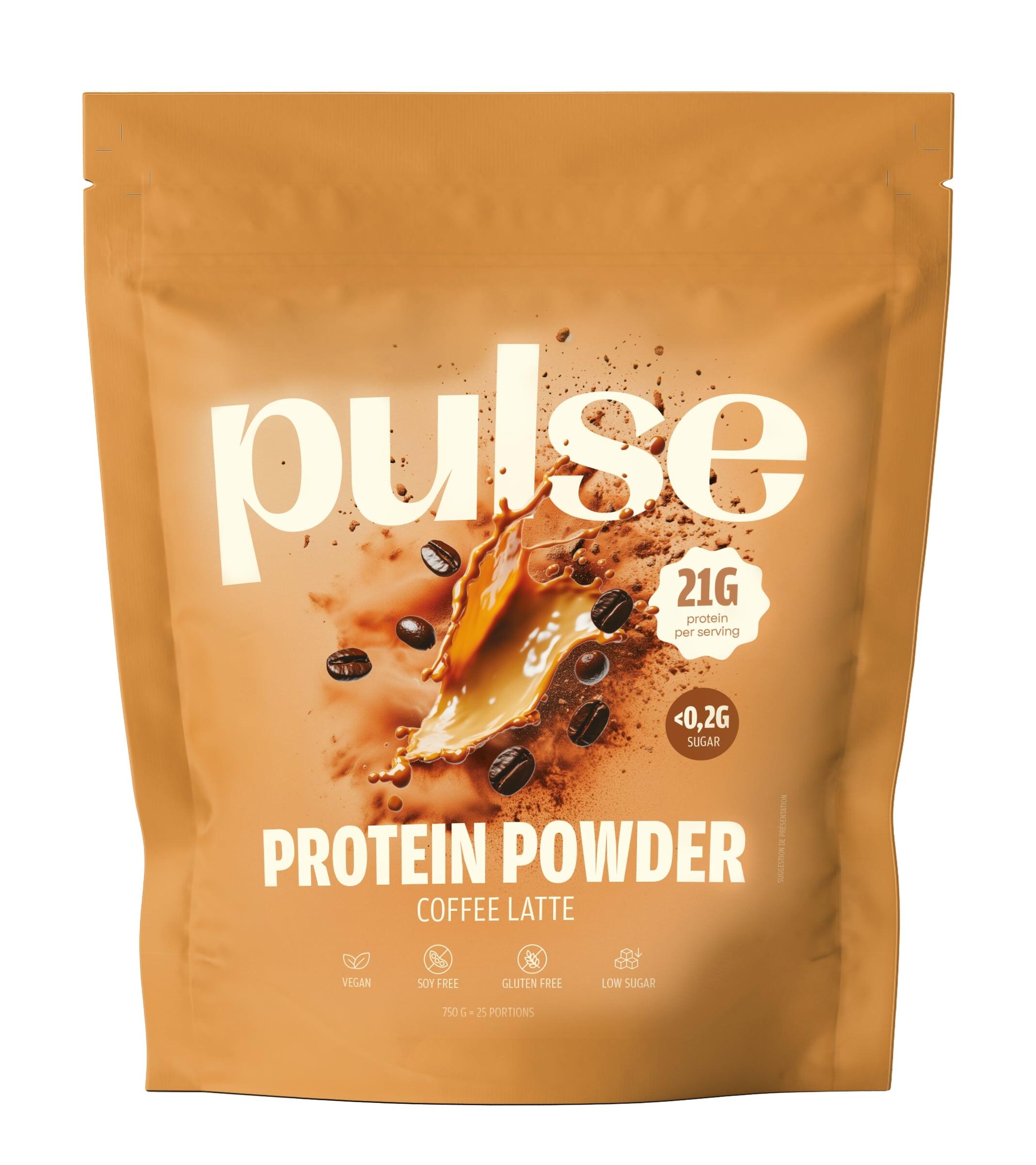 Poudre protéinée vegan café 750g 1/4