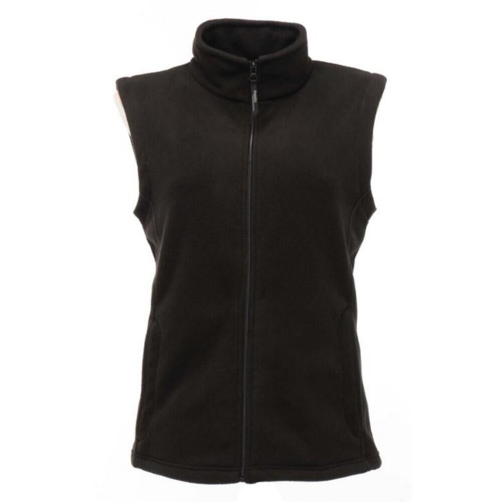REGATTA Womens/Ladies Micro Fleece Bodywarmer / Gilet (Black)