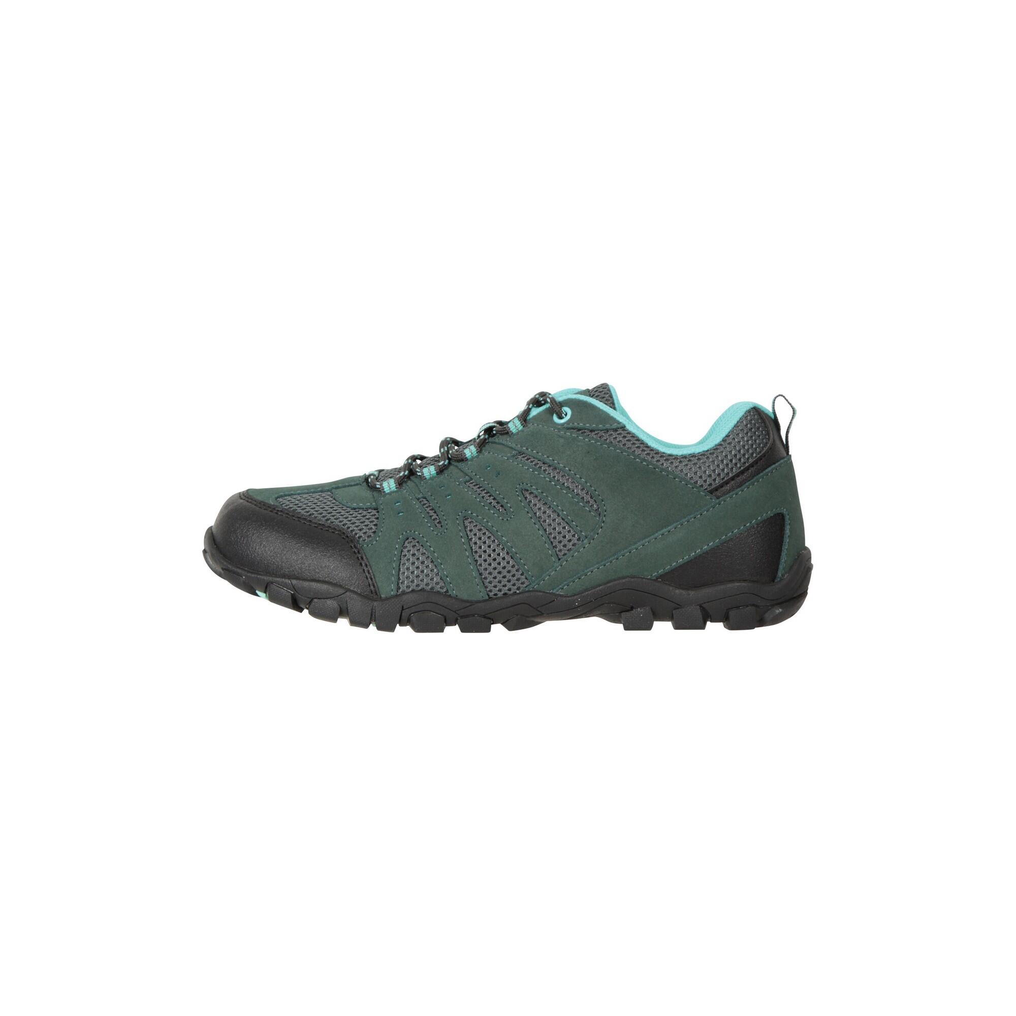 Chaussures De Marche OUTDOOR Femme (Gris Foncé / Bleu Pétrole) 3/4