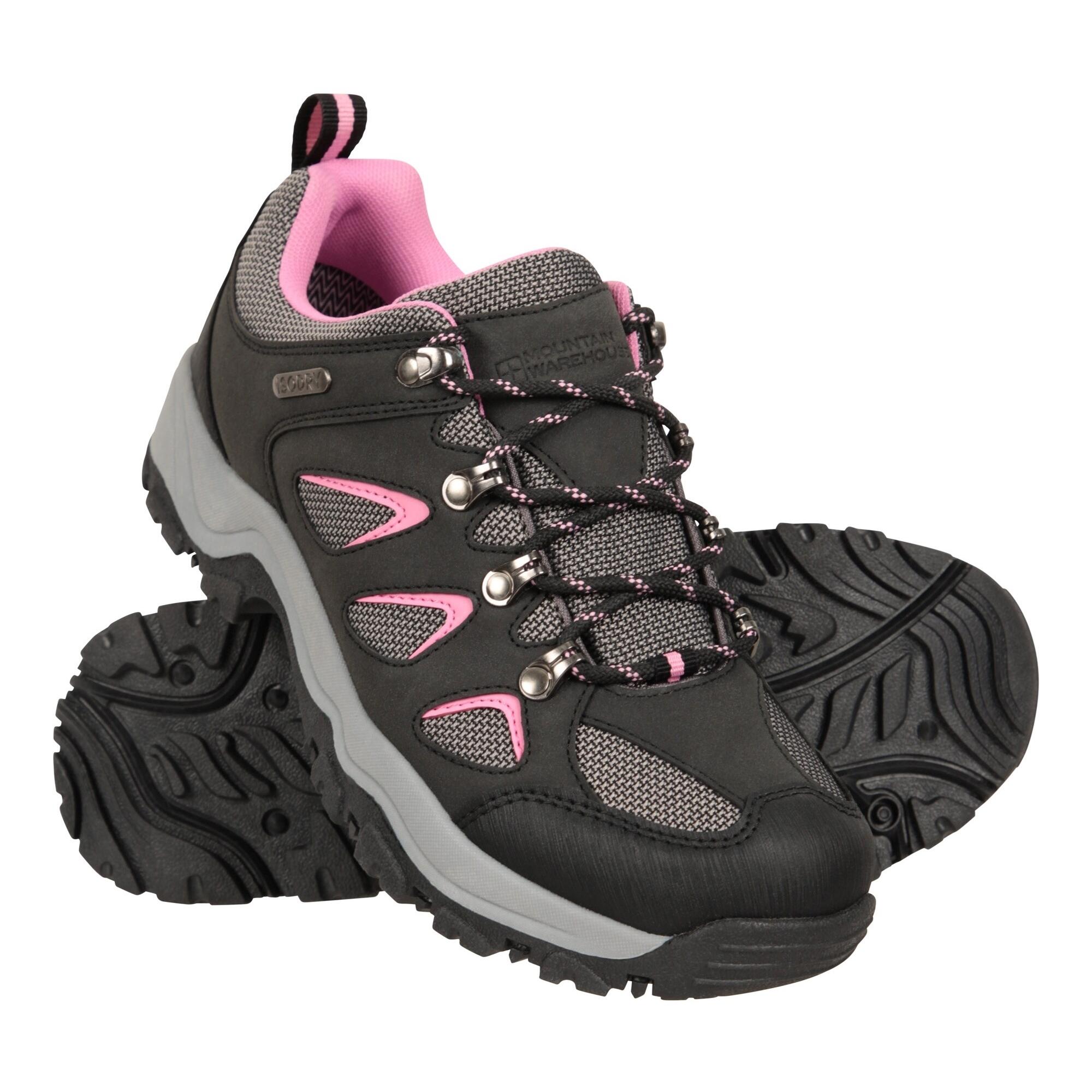 MOUNTAIN WAREHOUSE Womens/Ladies Adventurer Waterproof Walking Shoes (Black)