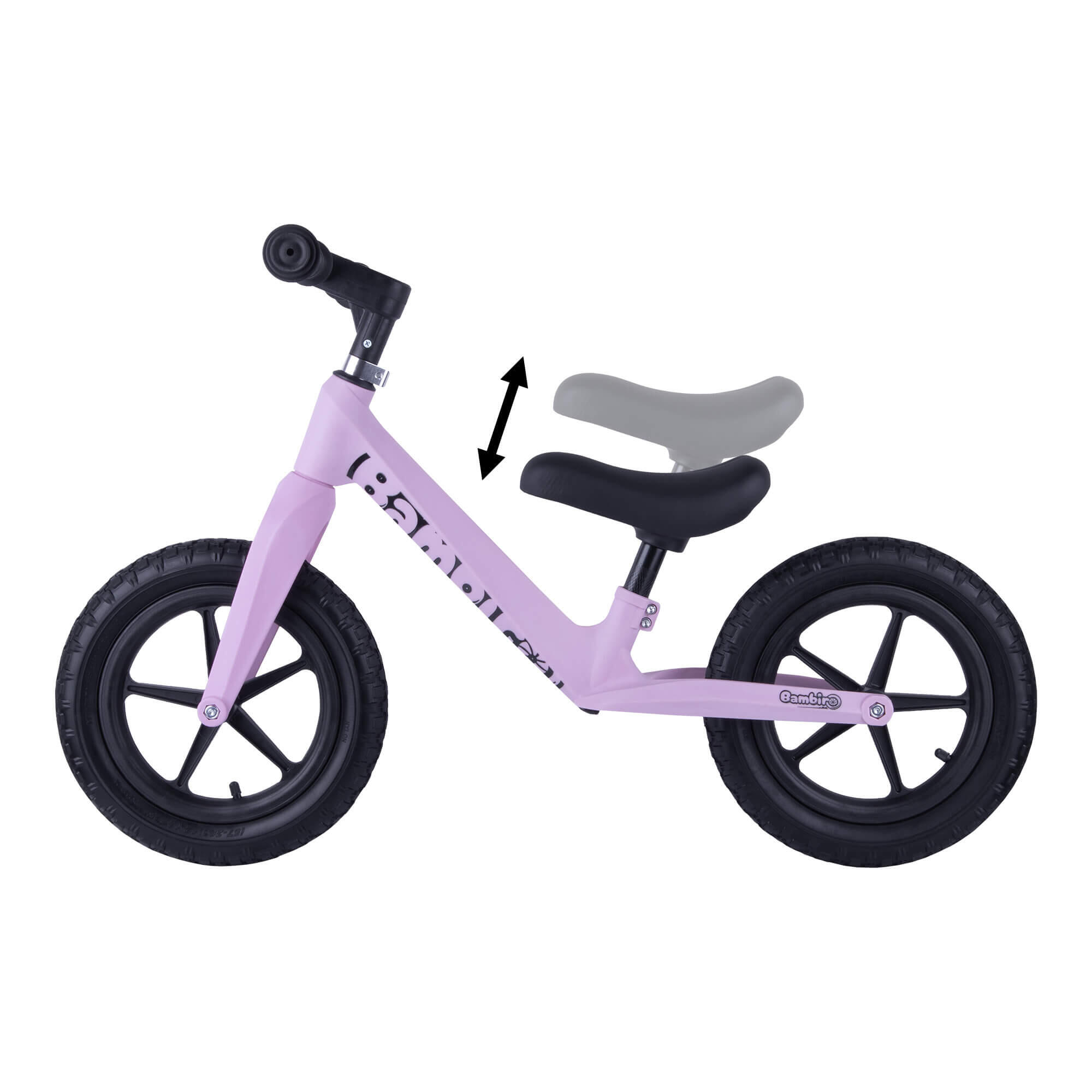Kinder-Laufrad BAMBIRO PINK 3/6