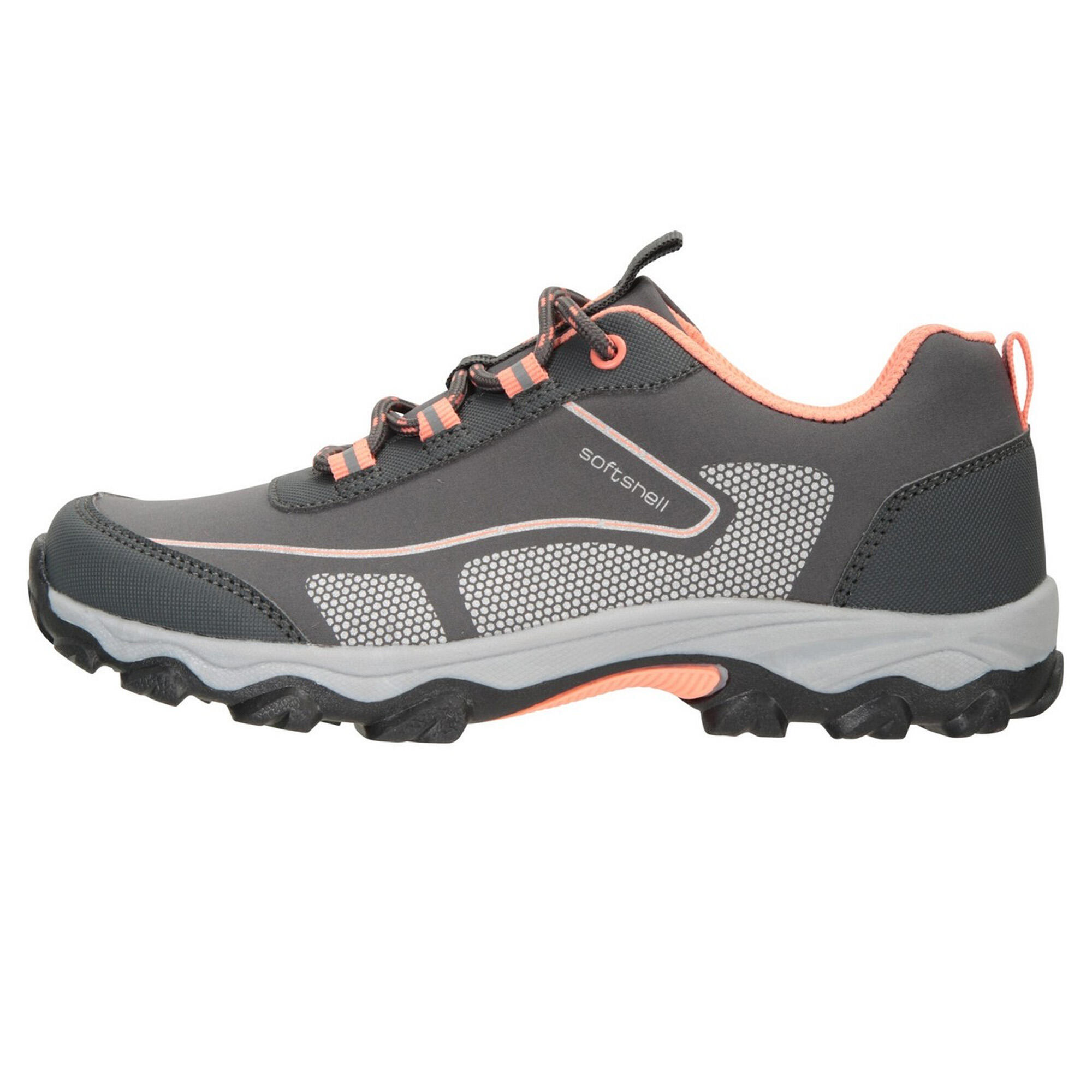 Scarpe Da Passeggio Softshell Bambini Mountain Warehouse Grigio Chiaro 3/4