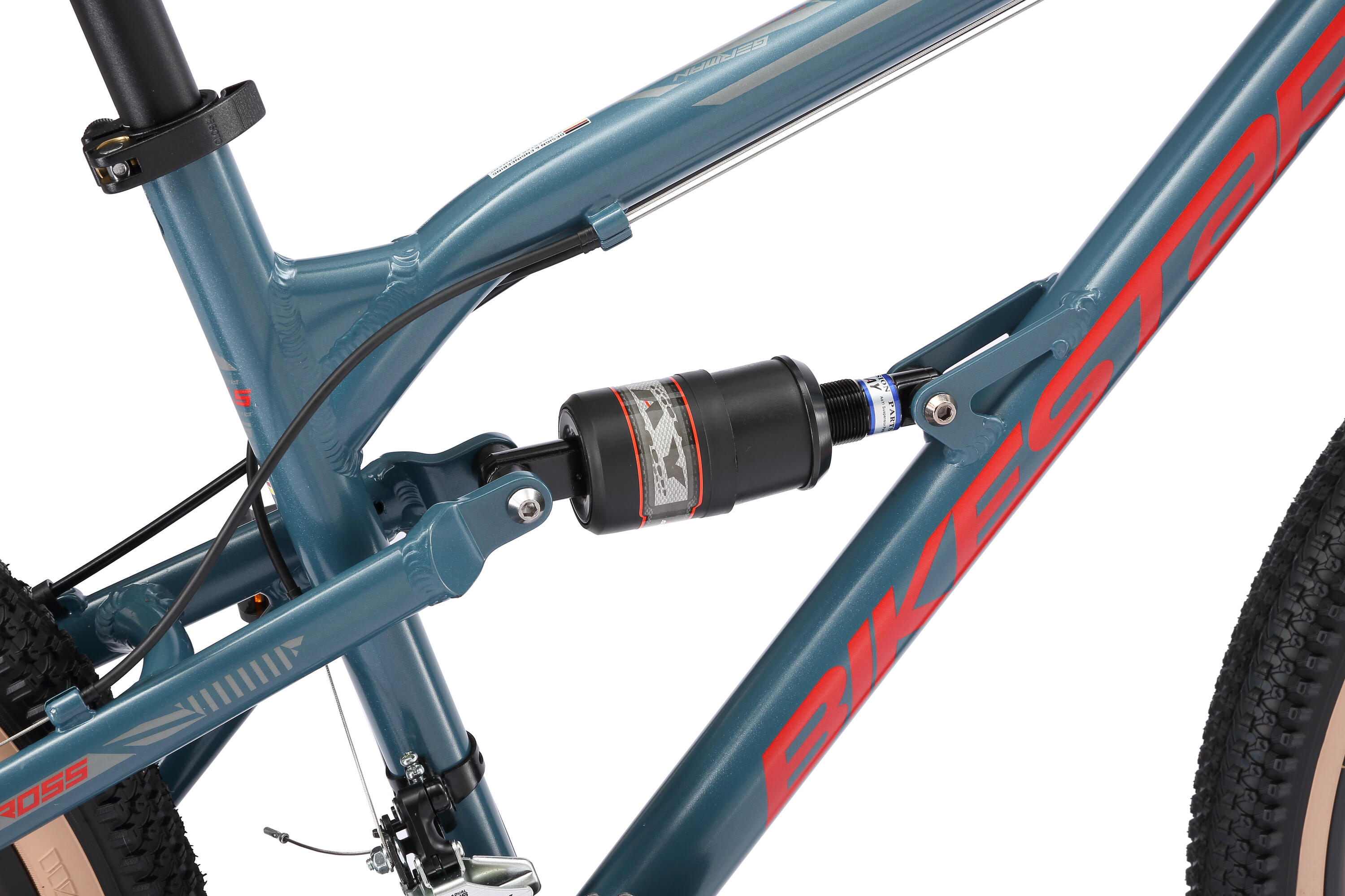 MTB 26" alluminio, full suspension, 21 velocità, freno a disco 6/7