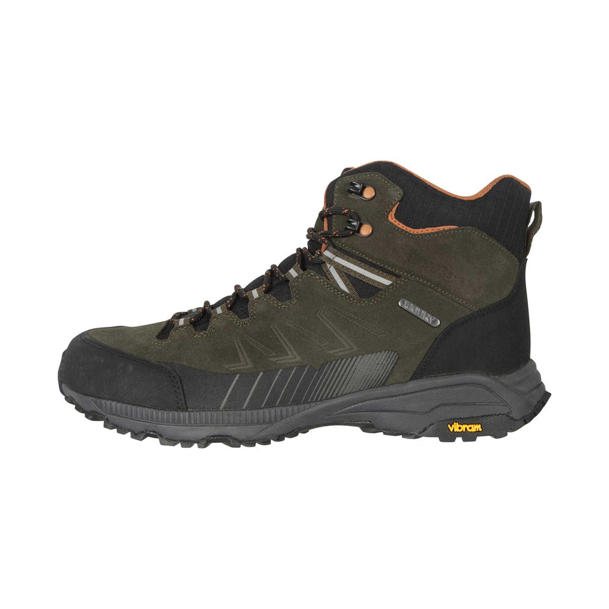 Scarponcini Da Passeggio Pelle Uomo Mountain Warehouse Extreme Rockies Verde 3/4