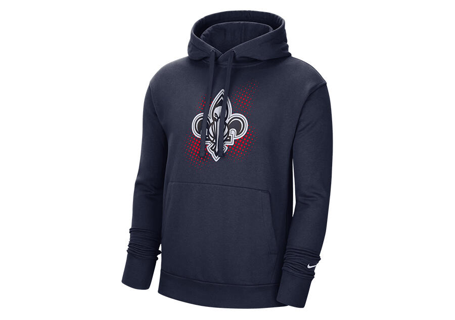 Bluza męska nike nba new orleans pelicans fleece essential hoodie college navy