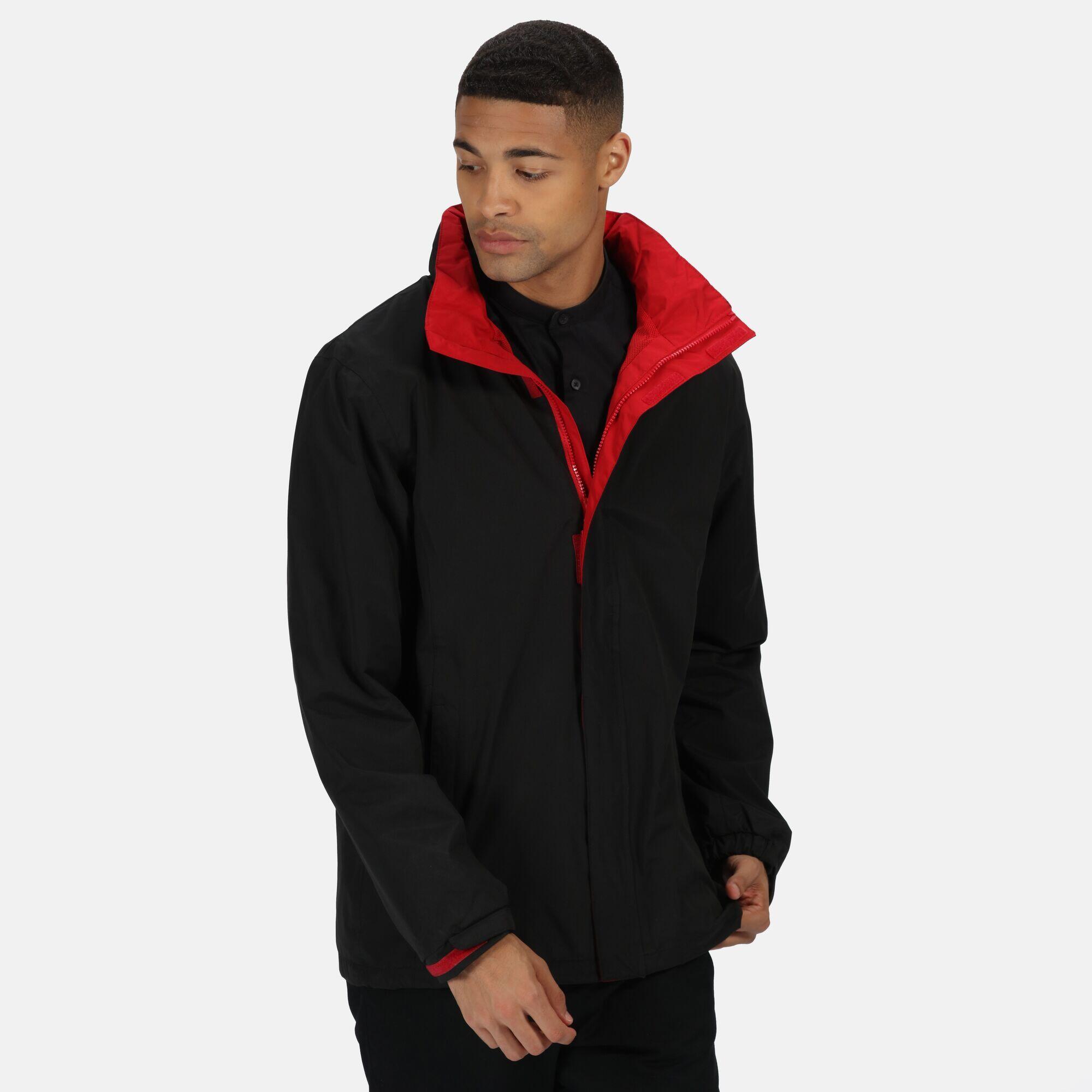 Mens Standout Ardmore Jacket (Waterproof & Windproof) (Black/Classic Red) 4/5