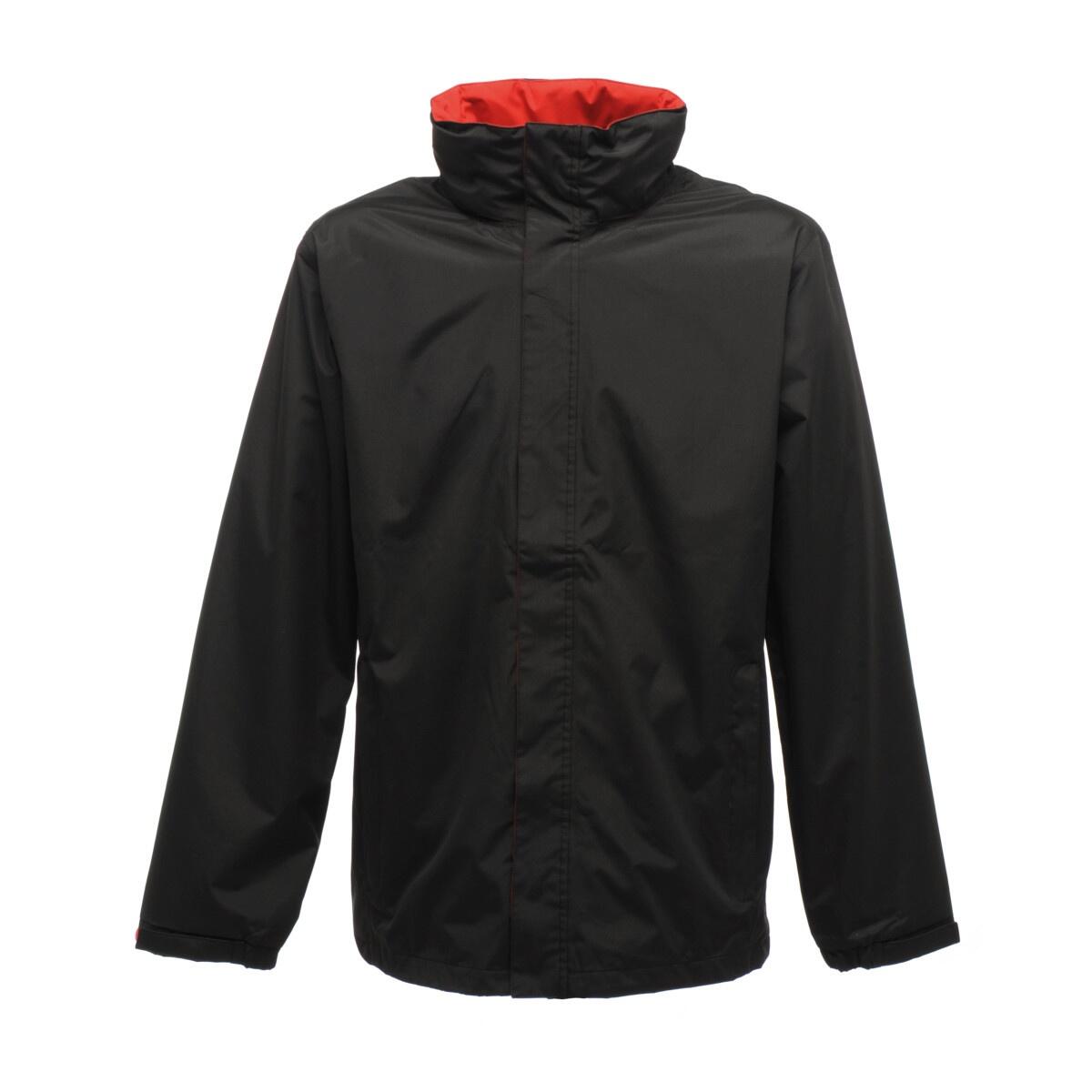 Mens Standout Ardmore Jacket (Waterproof & Windproof) (Black/Classic Red) 1/5