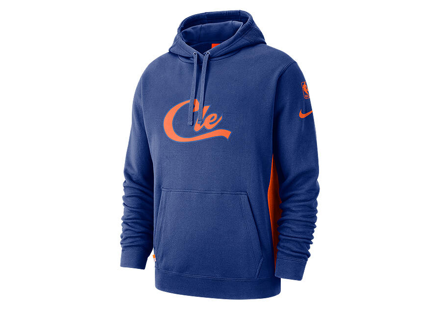 Bluza męska nike nba cleveland cavaliers courtside hoodie rush blue
