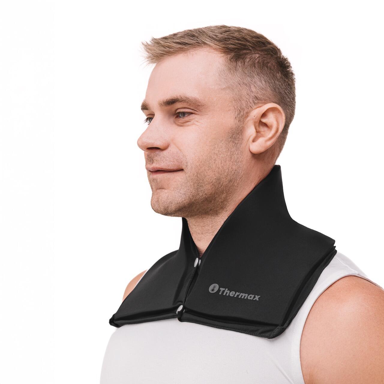 Ice Thermax - Bande Nuque – Thérapie Froid/chaud Pour Détente Cervicale Et Thoracique - Poche Chaud / Froid - Noir - Taille Unique - Decathlon