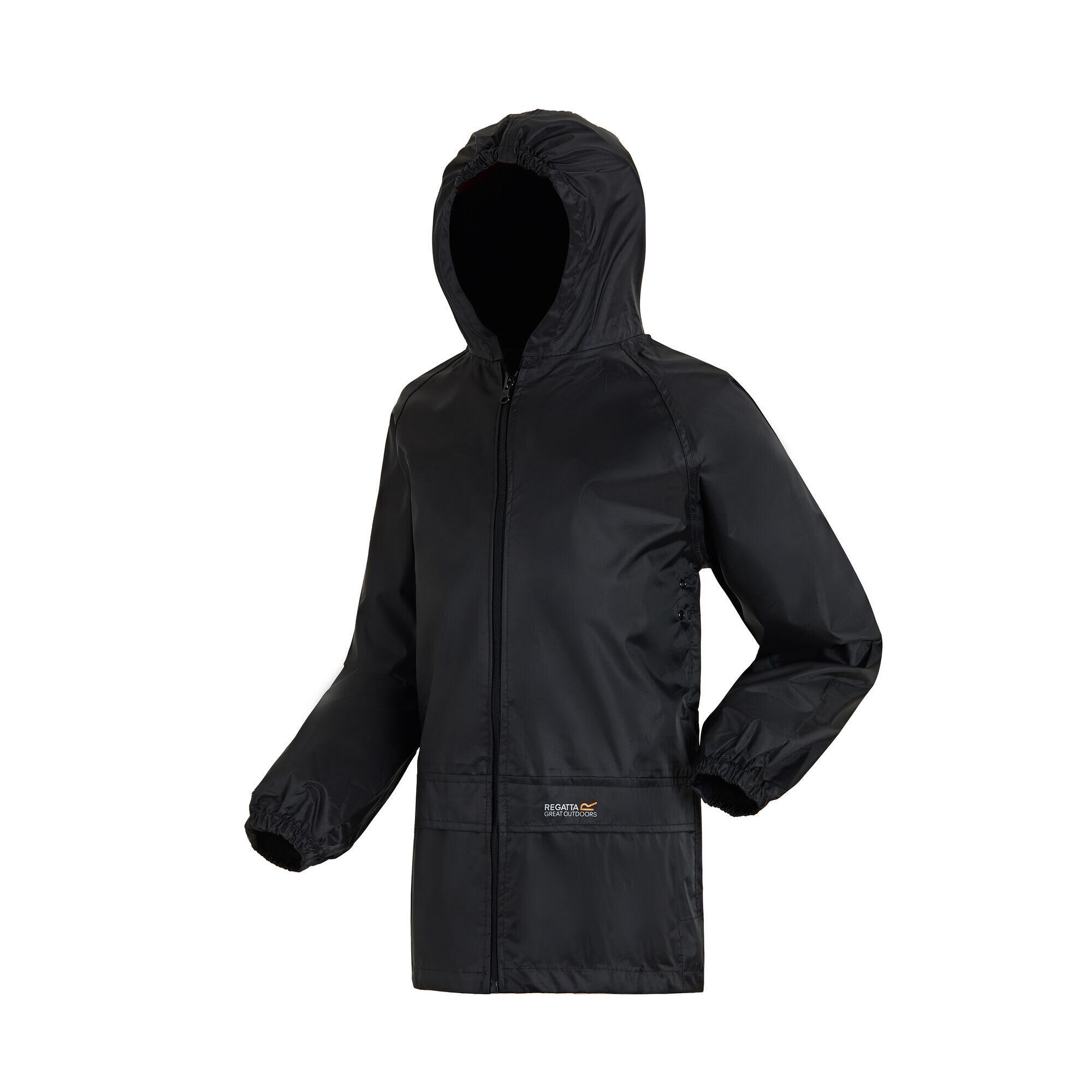 Great Outdoors Childrens/Kids Stormbreak Waterproof Jacket (Black) 4/5