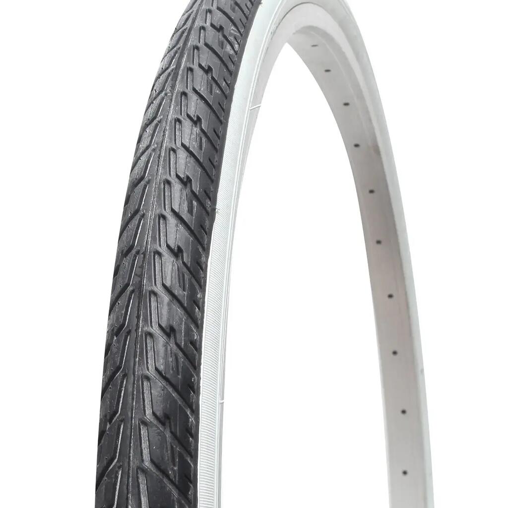 Deli Bicycle Tire 700X45C (47-622) Black White