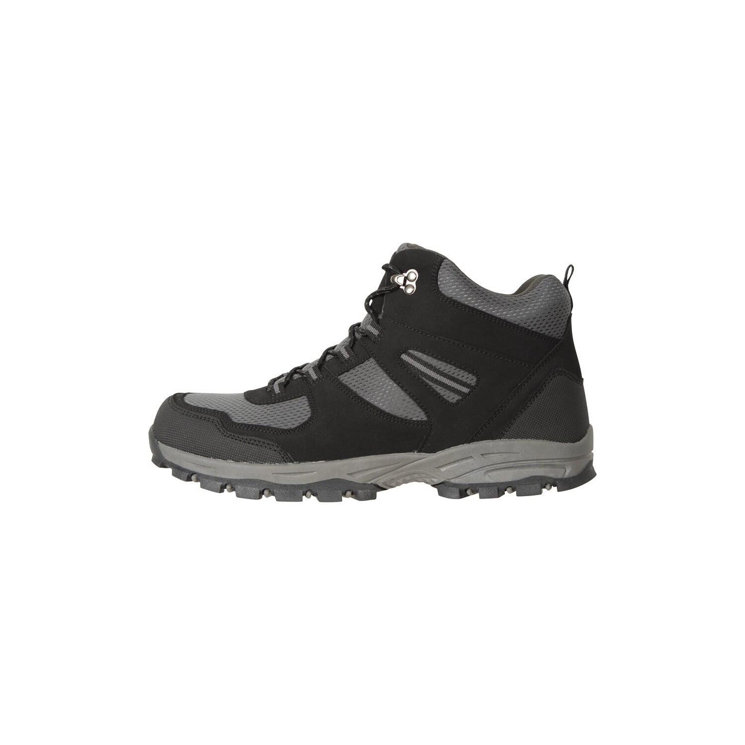 Mens Mcleod Wide Walking Boots (Jet Black) 3/6