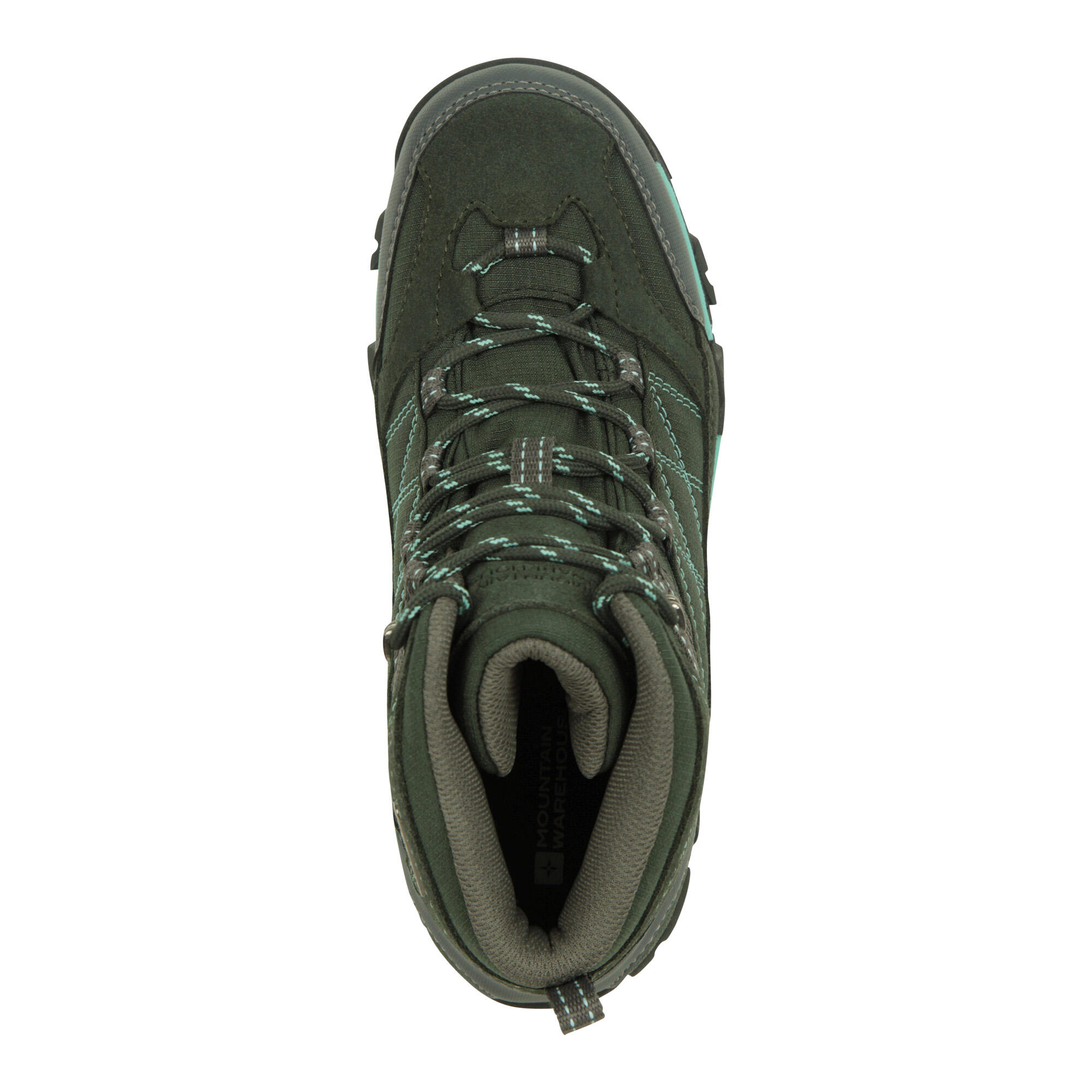 Wanderstiefel "Trail", Wildleder Kinder Petrol 4/4