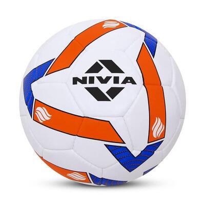 Nivia shining star voetbal | multicolor, maat 5, handgestikt, waterdicht