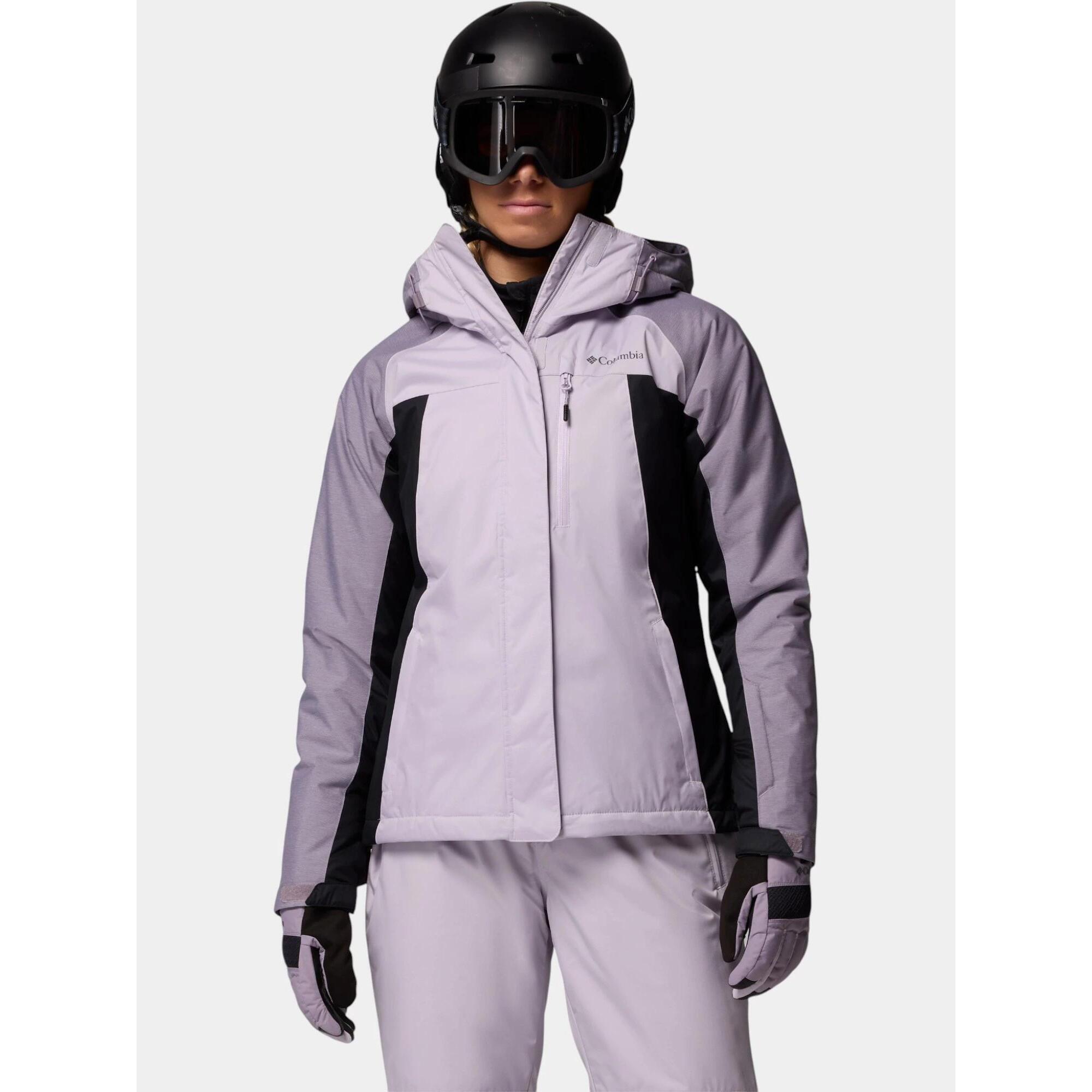 Columbia - Veste De Ski Femme Snowy Summit - Veste - Gris|violet - Decathlon