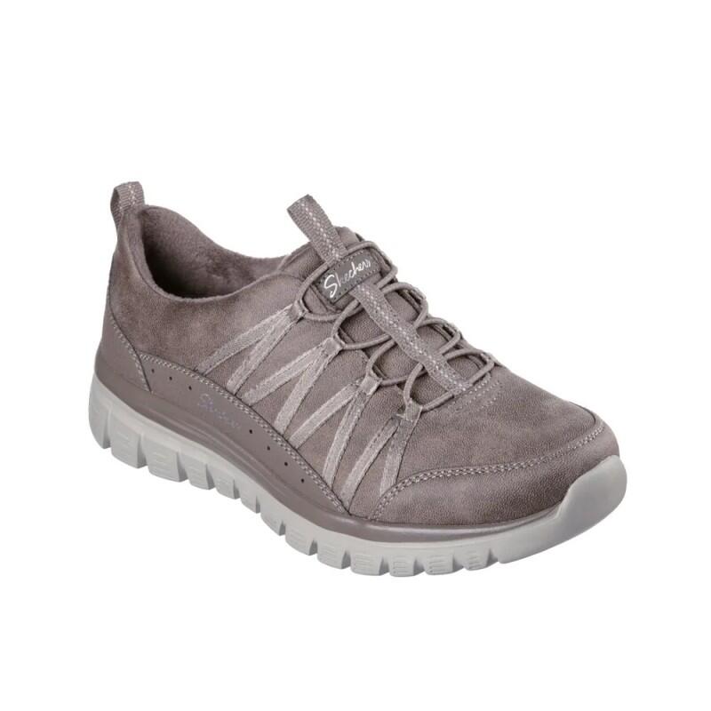 Zapatillas Femme Skechers Graceful-cozy Hug Marron 2/5