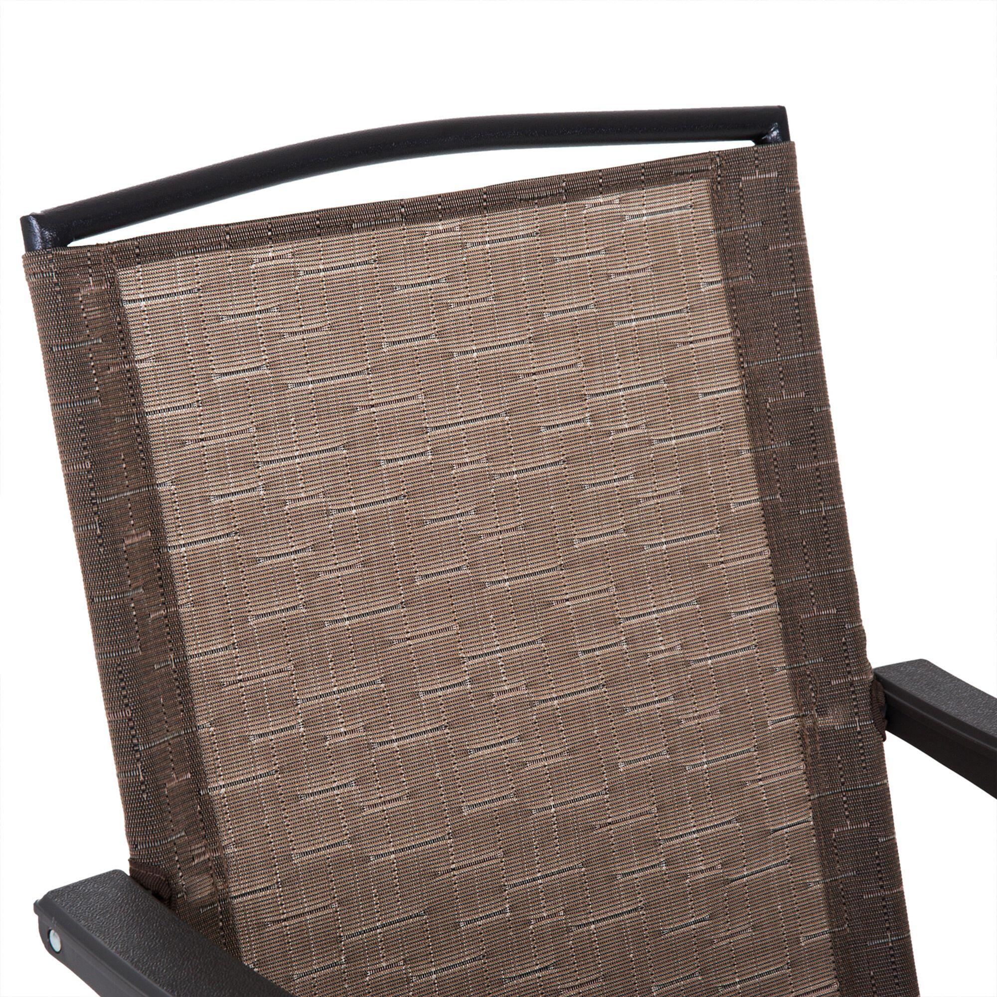 Conjunto Móveis de Jardim Outsunny Ф60x70 cm / 82.5x54x90 cm Marrom 5/7