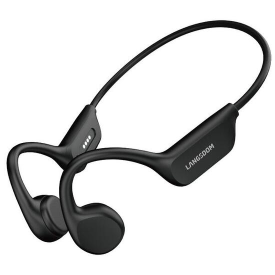 Langsdom BE17 écouteurs à conduction osseuse étanches Bluetooth (noir)