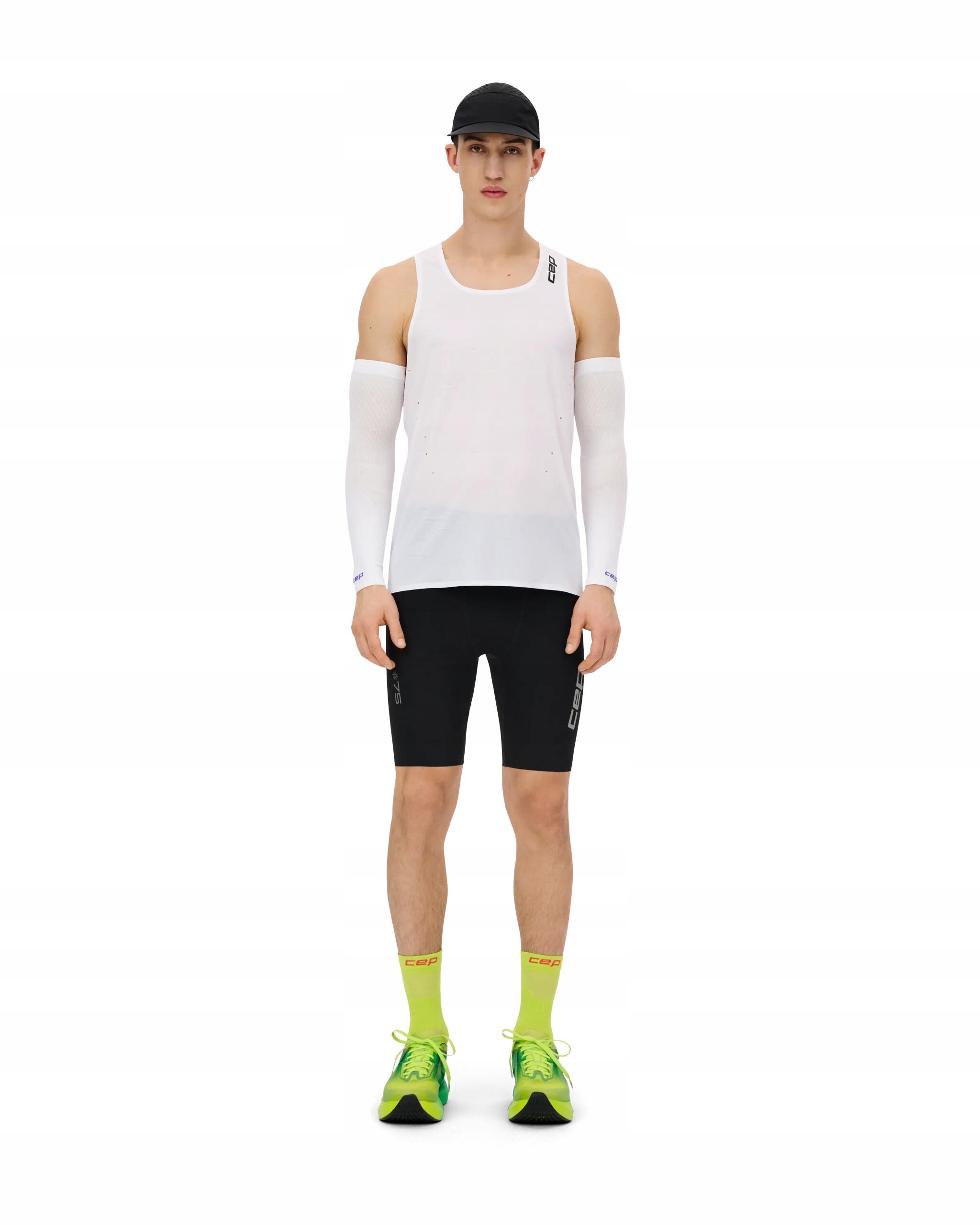 Opaski kompresyjne na ramiona rękawki biegowe unisex Core Run Ultralight CEP 4/7