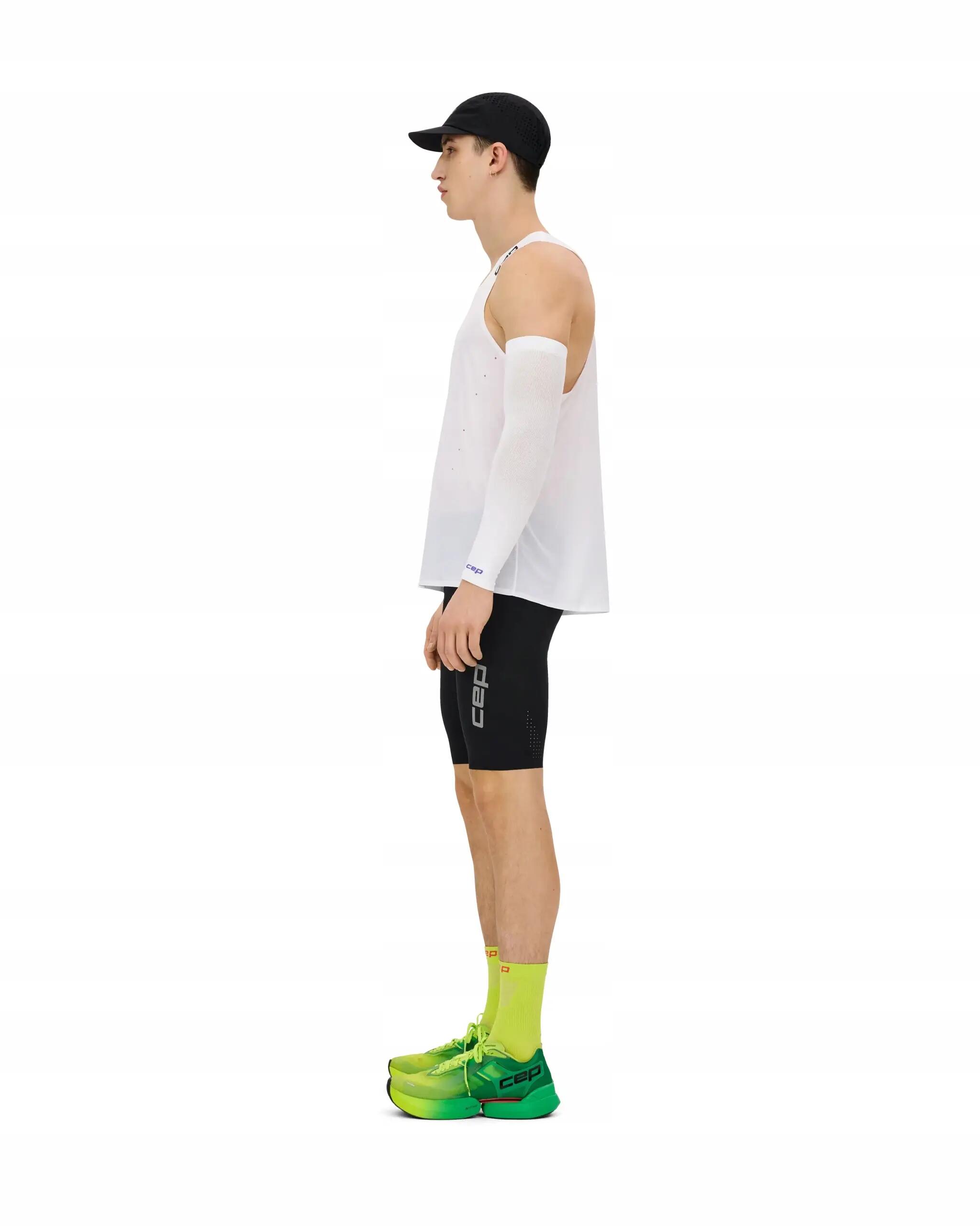 Opaski kompresyjne na ramiona rękawki biegowe unisex Core Run Ultralight CEP 6/7