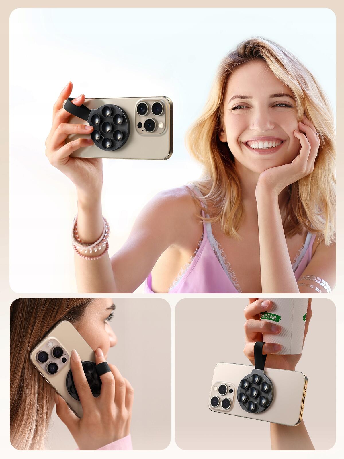 Joyroom uchwyt magnetyczny na telefon z przyssawkami 6/7