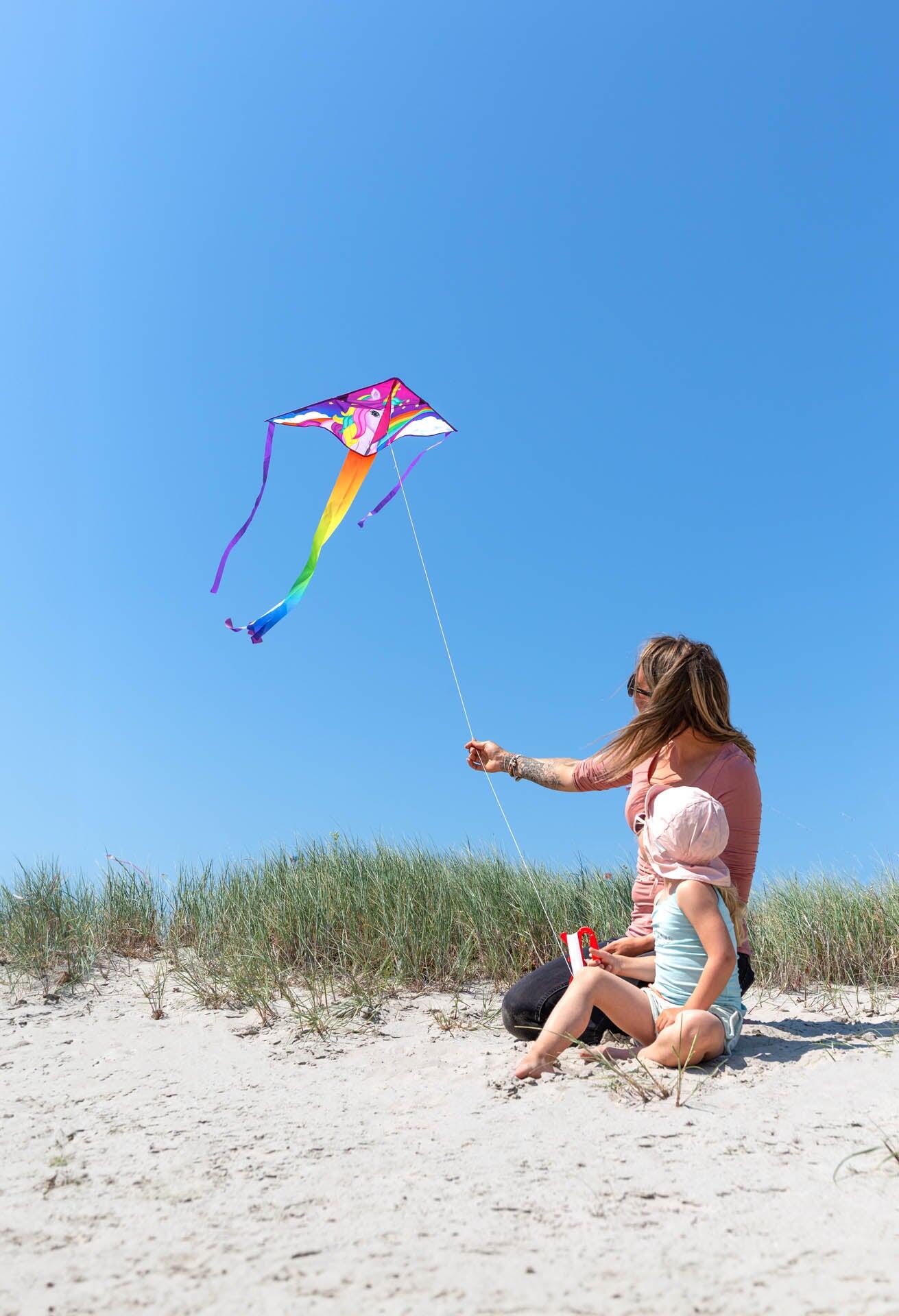 Papagaio para crianças HQ Simple Flyer 85 Unicorn 102139 Rainbow 85 x 42 cm 3/4
