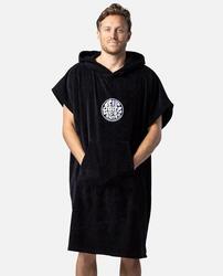 Poncho Surf Logo Ripcurl Noir