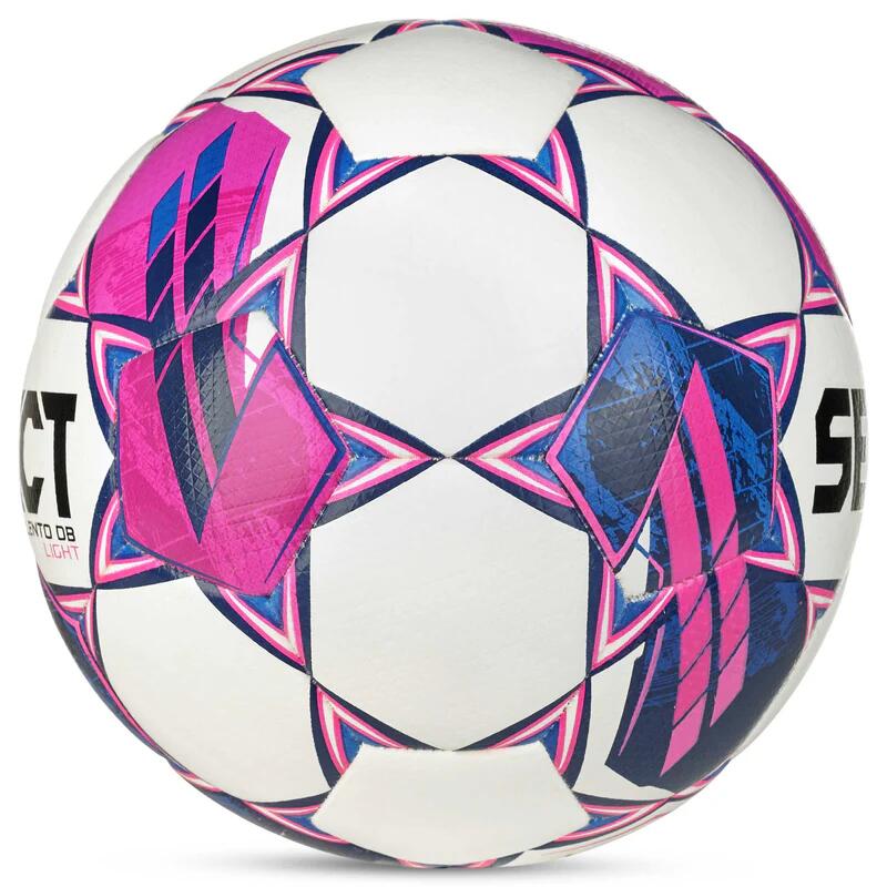 Piłka nożna Select Futsal Talento DB v23 biały/różowy r. 3 3/4