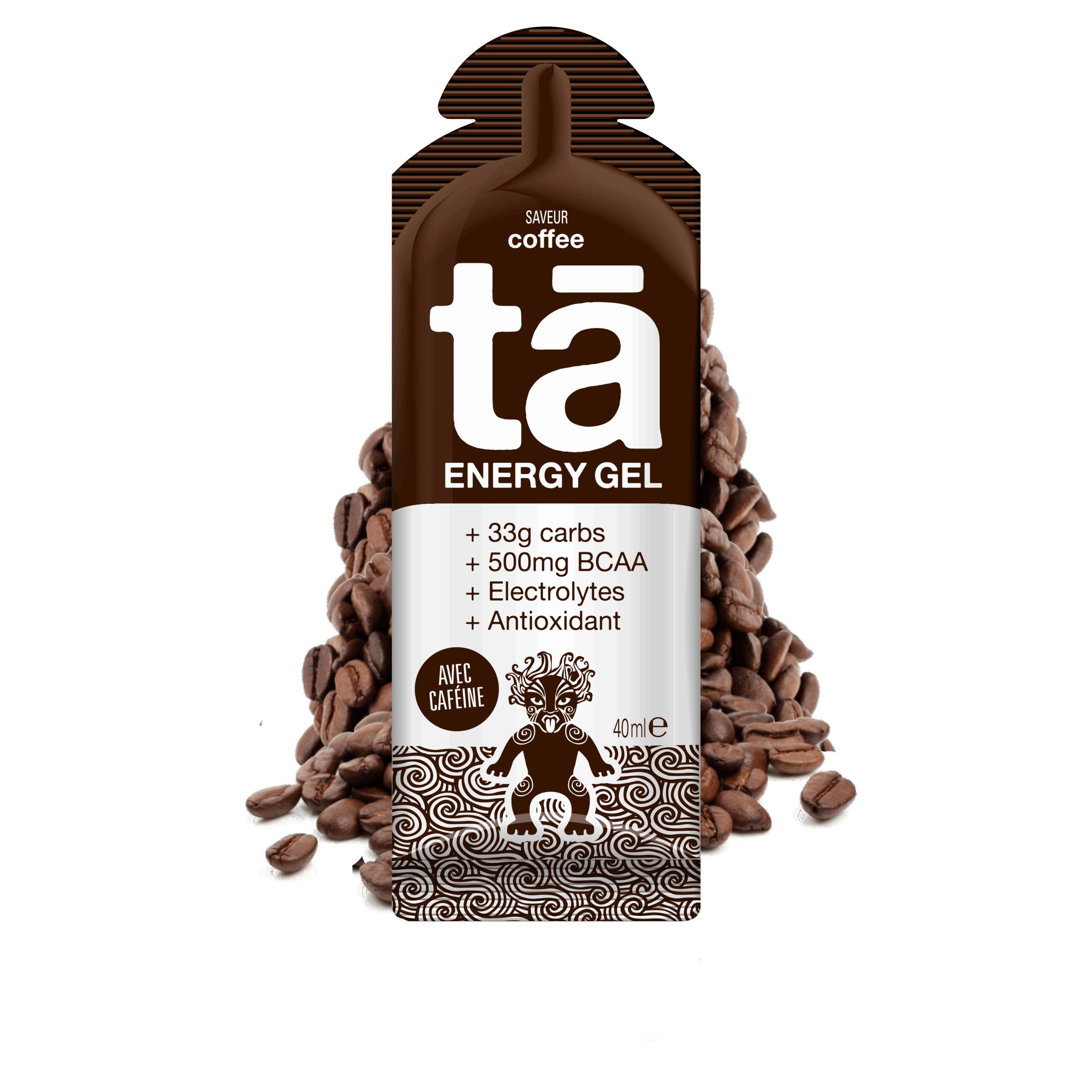 Gels énergétiques avec caféine 40ml Ta Energy (lot de 24) 2/2